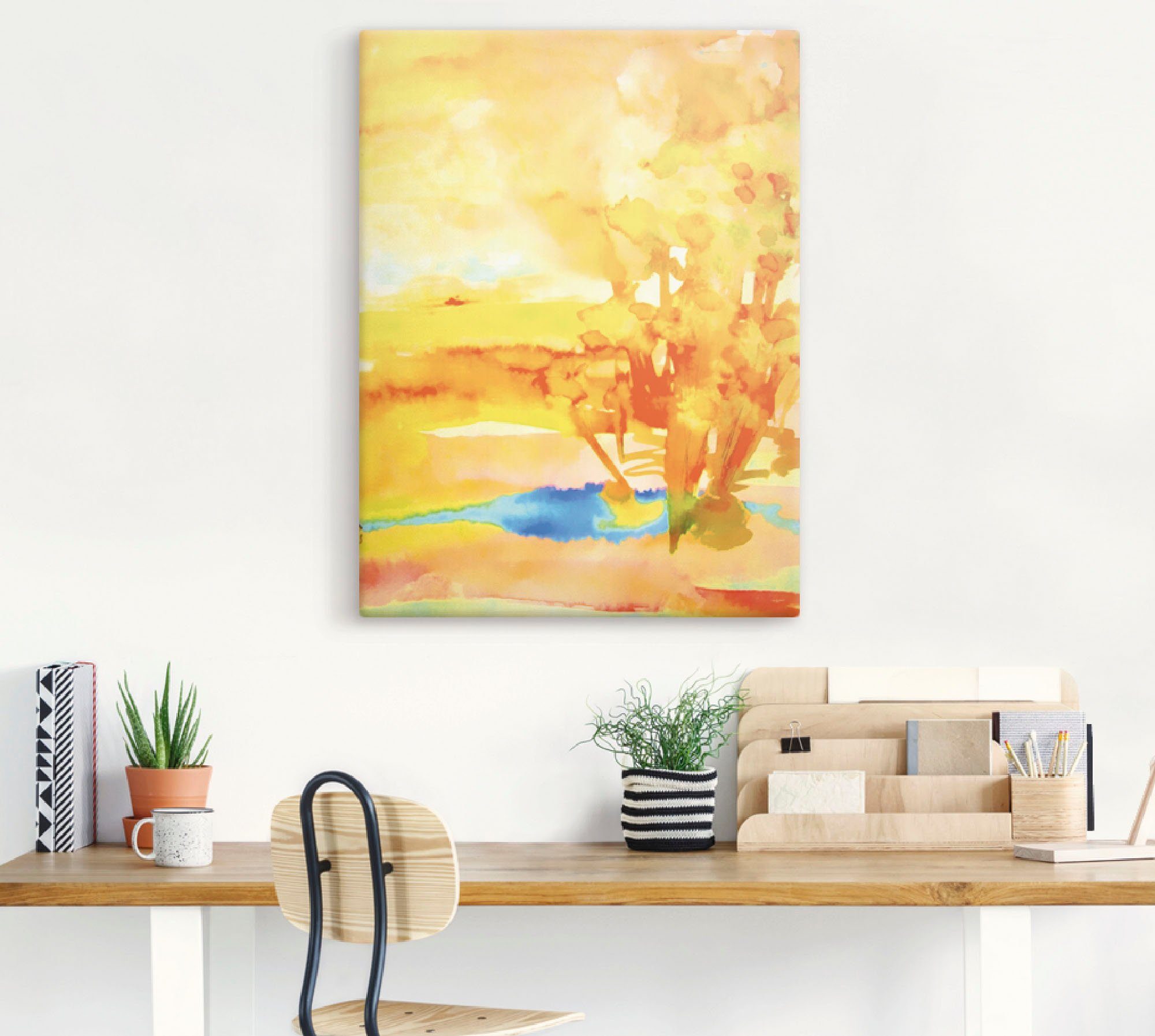 Artland Artprint op linnen Dagdroom gespannen op een spieraam