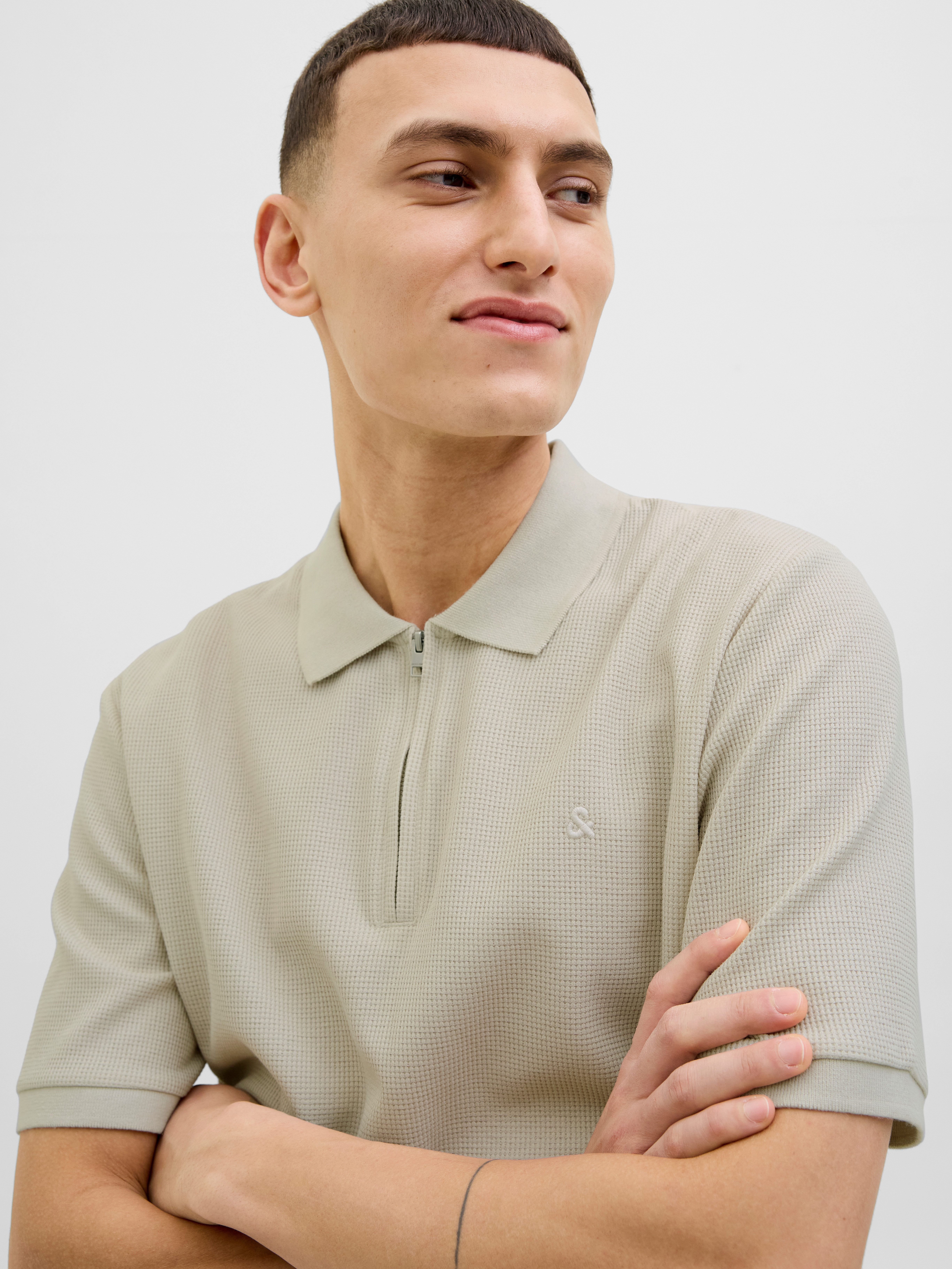 Jack & Jones Poloshirt JJEAUSTIN ZIP POLO SS NOOS