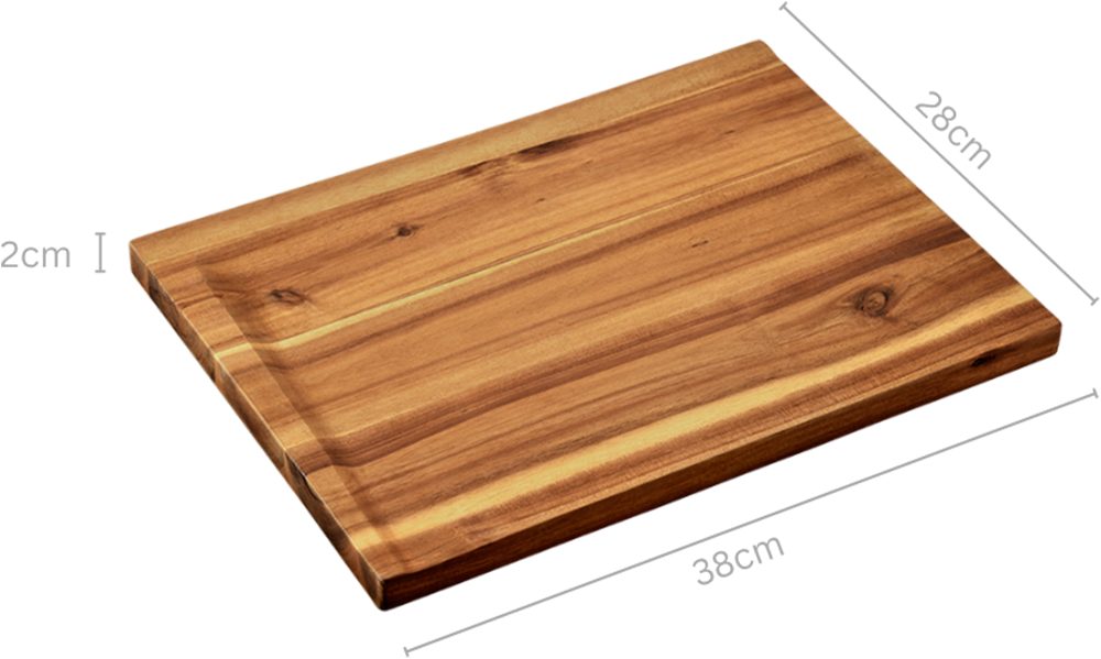 KESPER for kitchen & home Snijplank 28 x 38 cm, acacia, FSC (1 stuk)