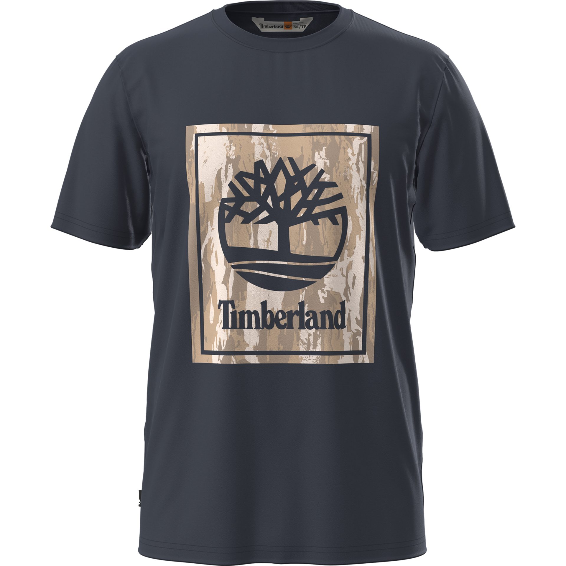 Timberland T-shirt STACK LOGO Camo Short Sleeve Tee