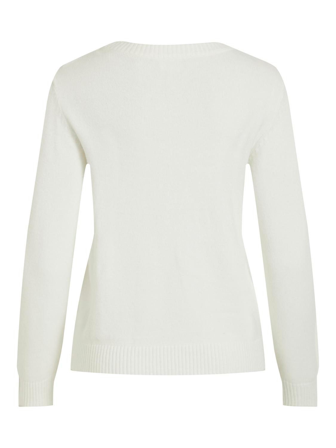 Vila Trui met ronde hals VIRIL O-NECK L/S KNIT TOP - NOOS