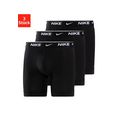 nike underwear boxershort met bijzonder lange pijpen (3 stuks) zwart
