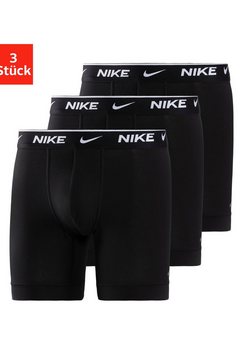 nike underwear boxershort met bijzonder lange pijpen (3 stuks) zwart
