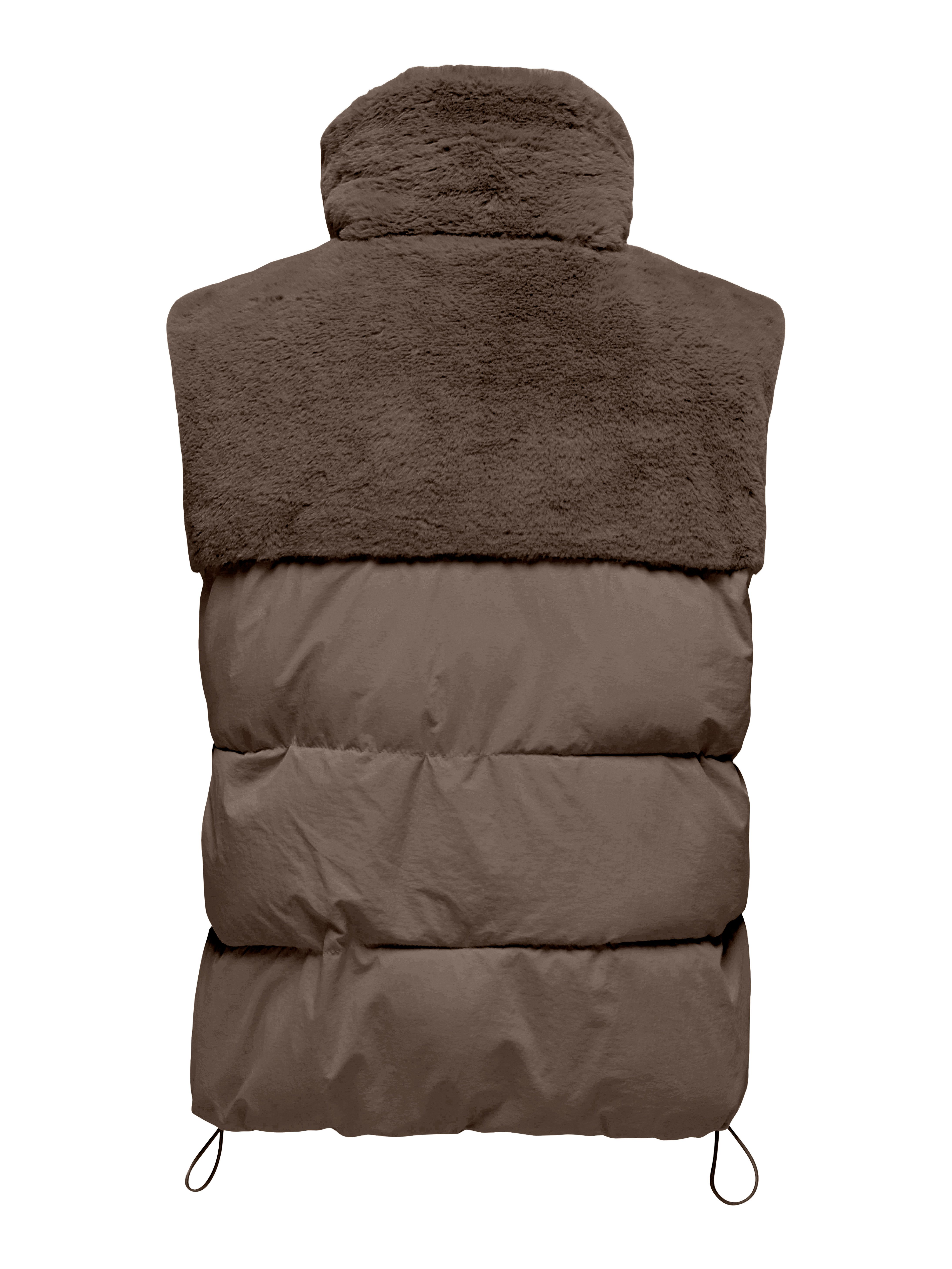 Only Bodywarmer ONLWANJA FUR PUFFER MIX WAISTCOAT CC OTW