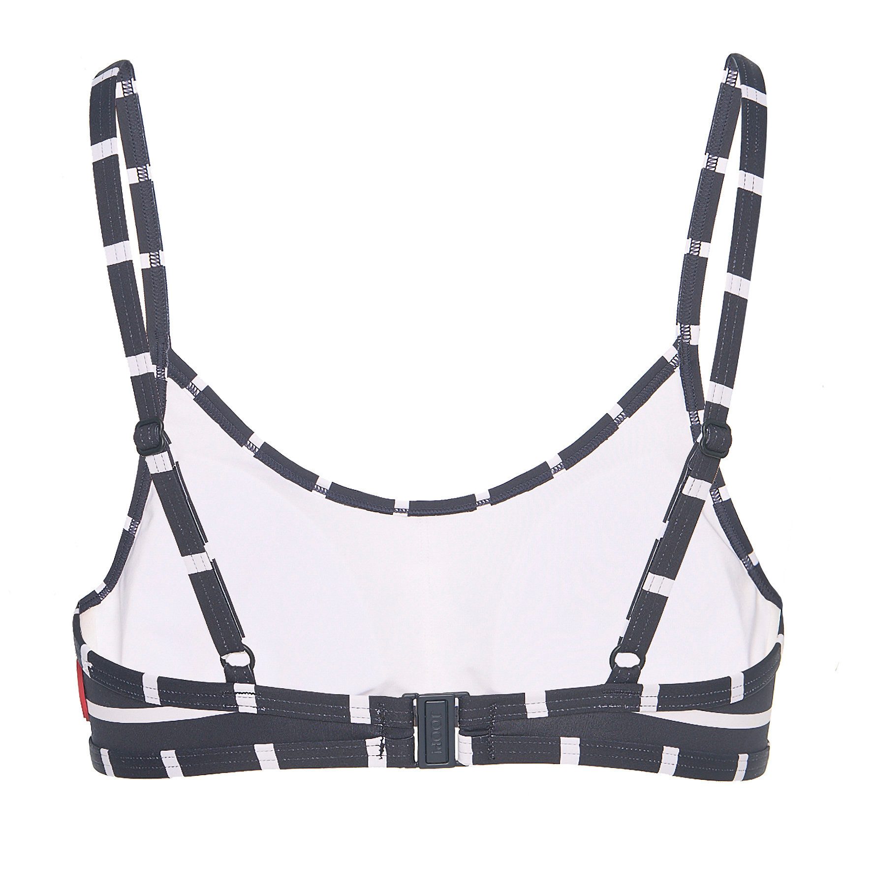 JOOP! Bustierbikinitop JEANS! Easy Summer in casual strepen design, uitneembare pads