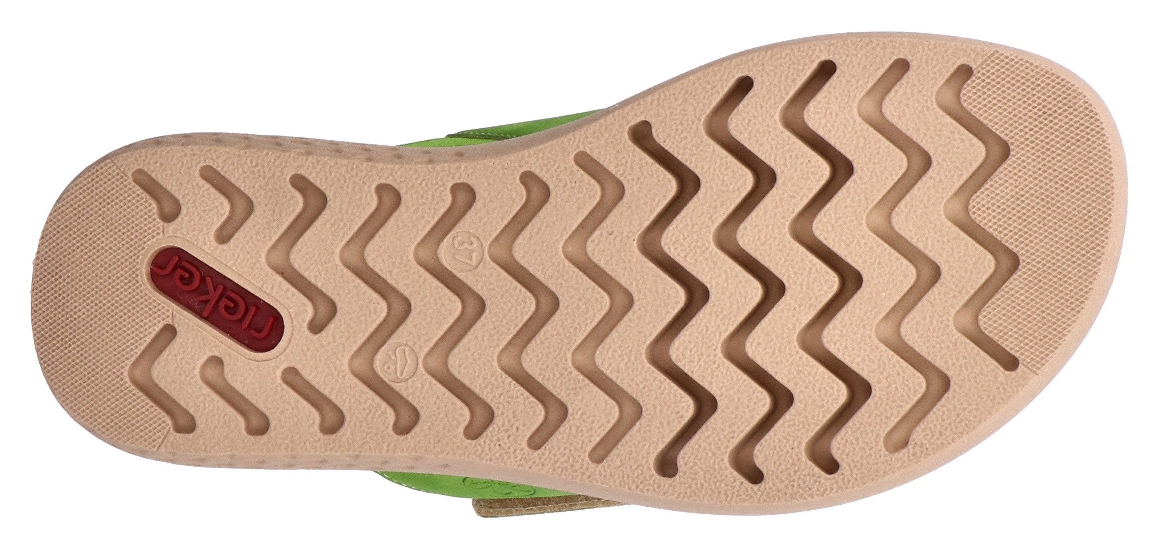 Rieker Slippers Zomerschoen, strandschoen, huisschoen, slippers met comfortabel voetbed