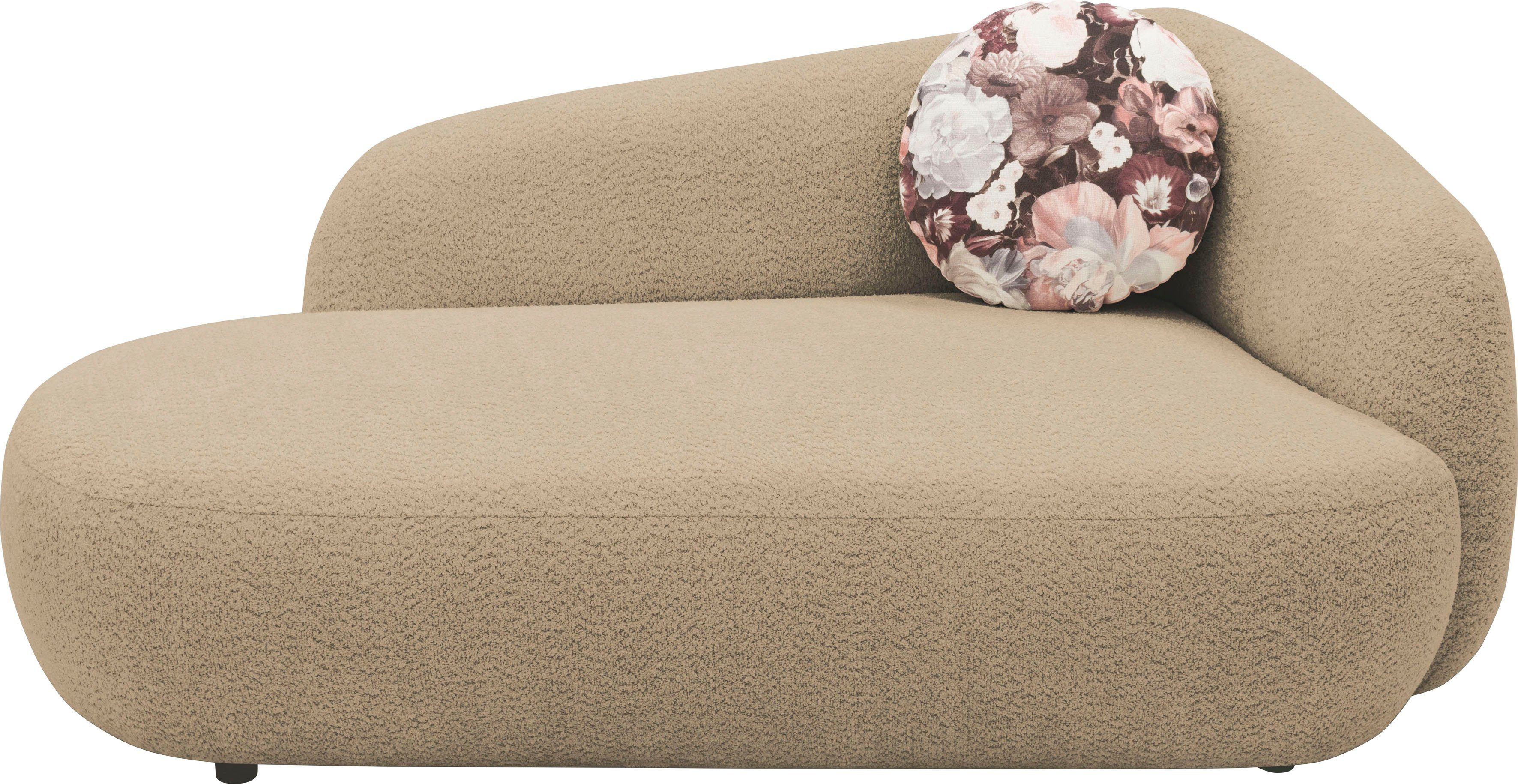 andas Récamier Björnar incl. reversible-sierkussen: bloemmotief, resp. uni, Binnenvering, armleuning links of rechts naar keuze, B/D/H: 183x105x75 cm