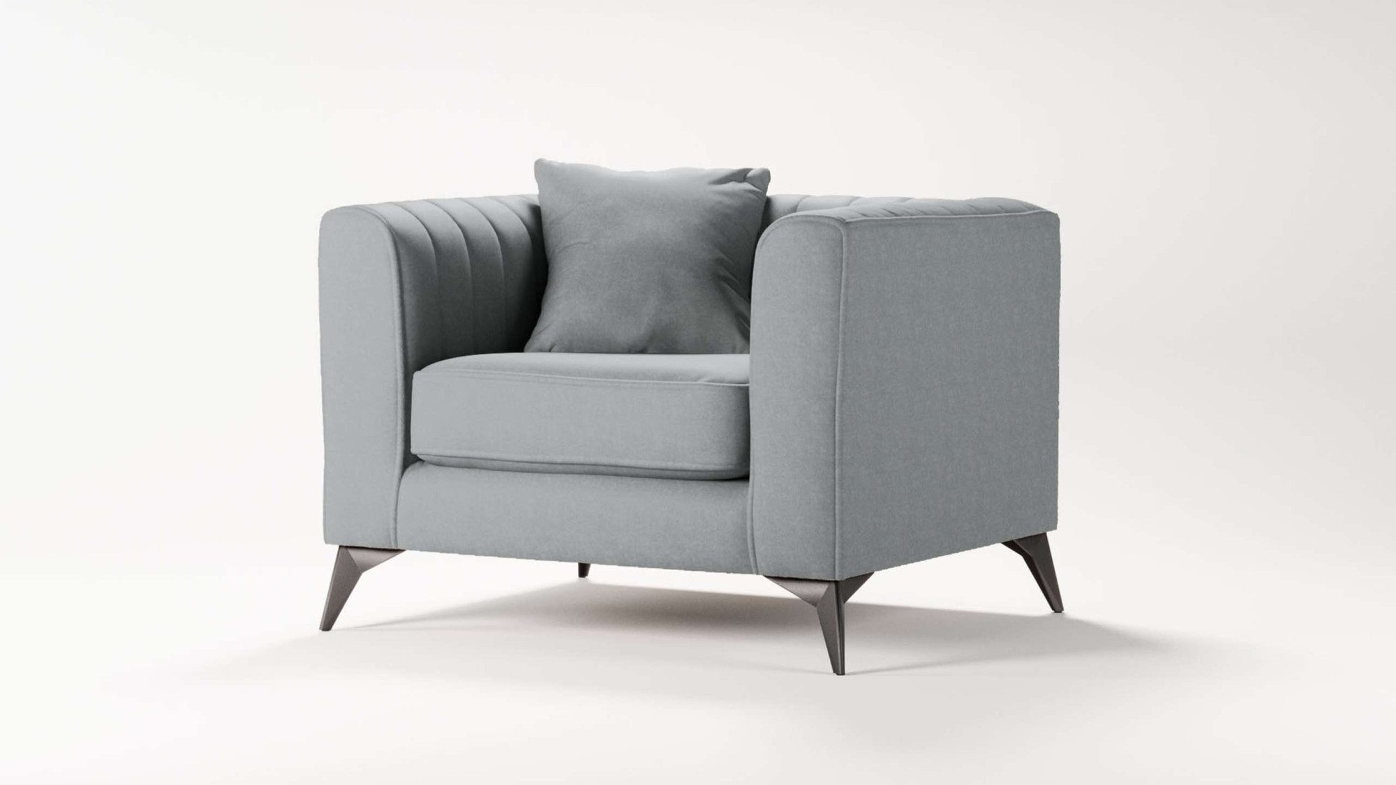 Places of Style Fauteuil MATTHEW loungestoel, afmetingen B/D/H: 99/86/74 cm