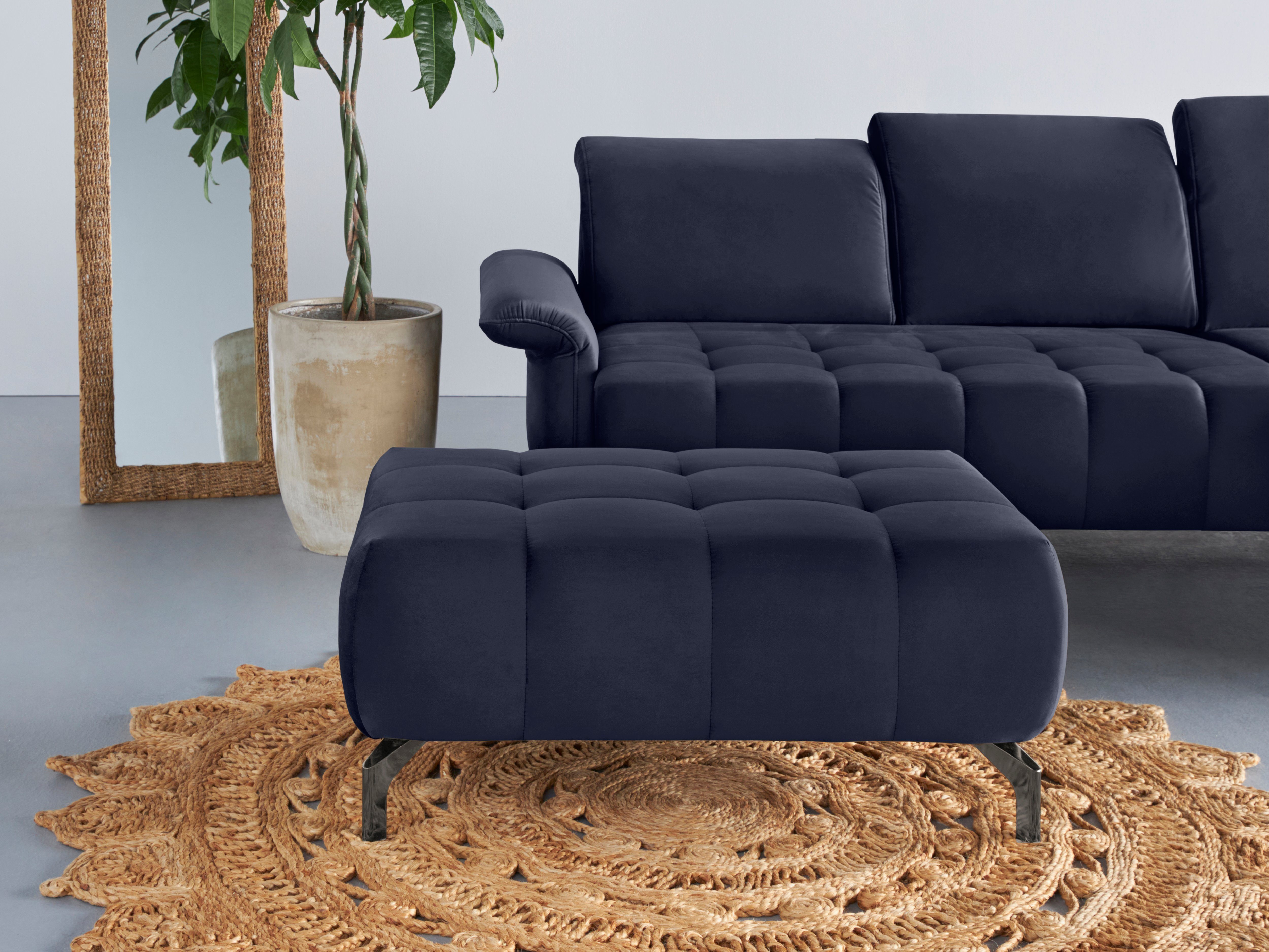 INOSIGN Hocker Fresh passend bij de fresh hoekbank, ook verkrijgbaar met olympia easy clean bekleding hockers blauw