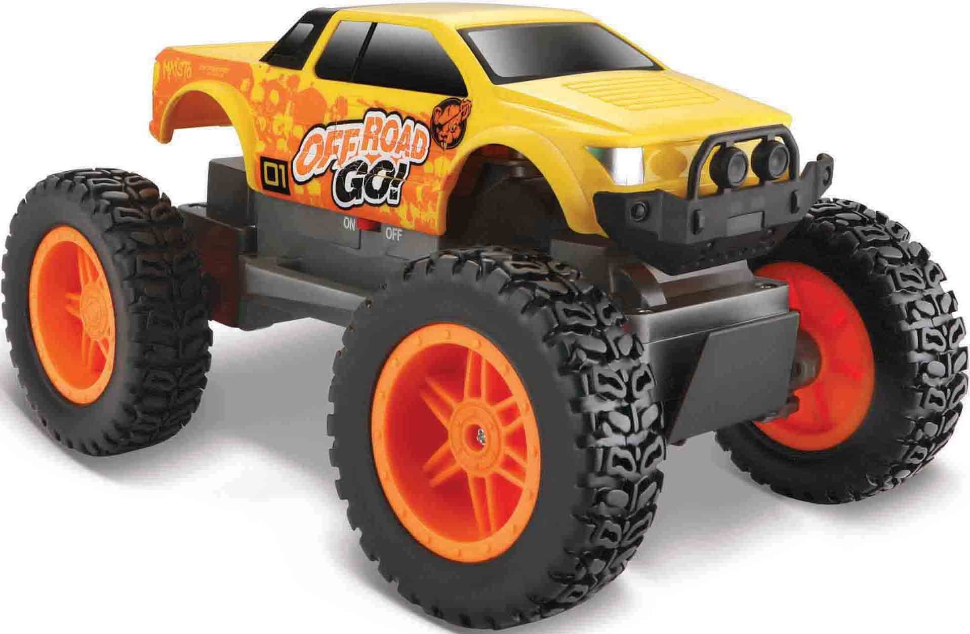 Maisto Tech Rc-monstertruck Offroad Go, geel