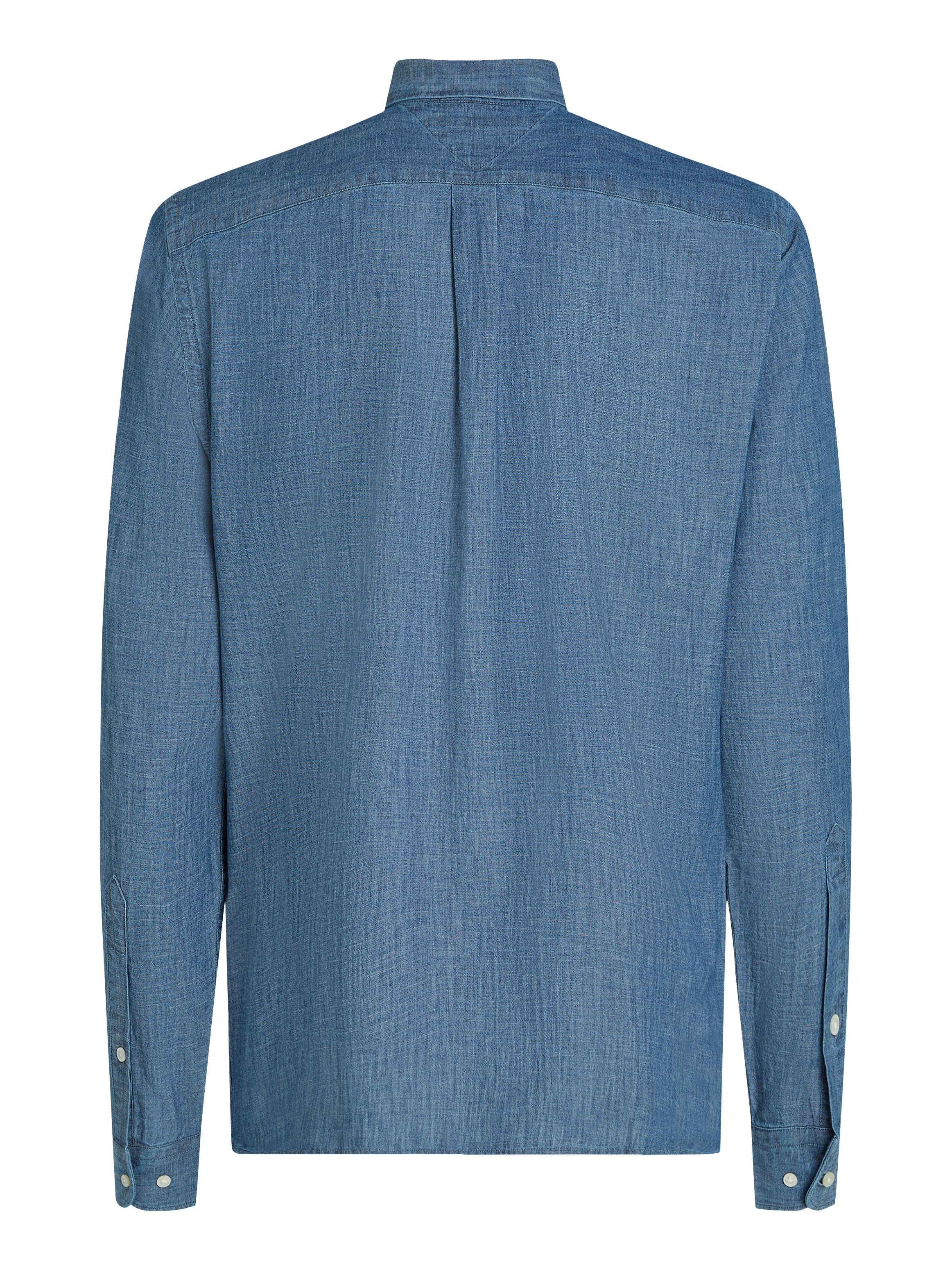 Tommy Hilfiger Overhemd met lange mouwen CHAMBRAY SOLID RF SHIRT