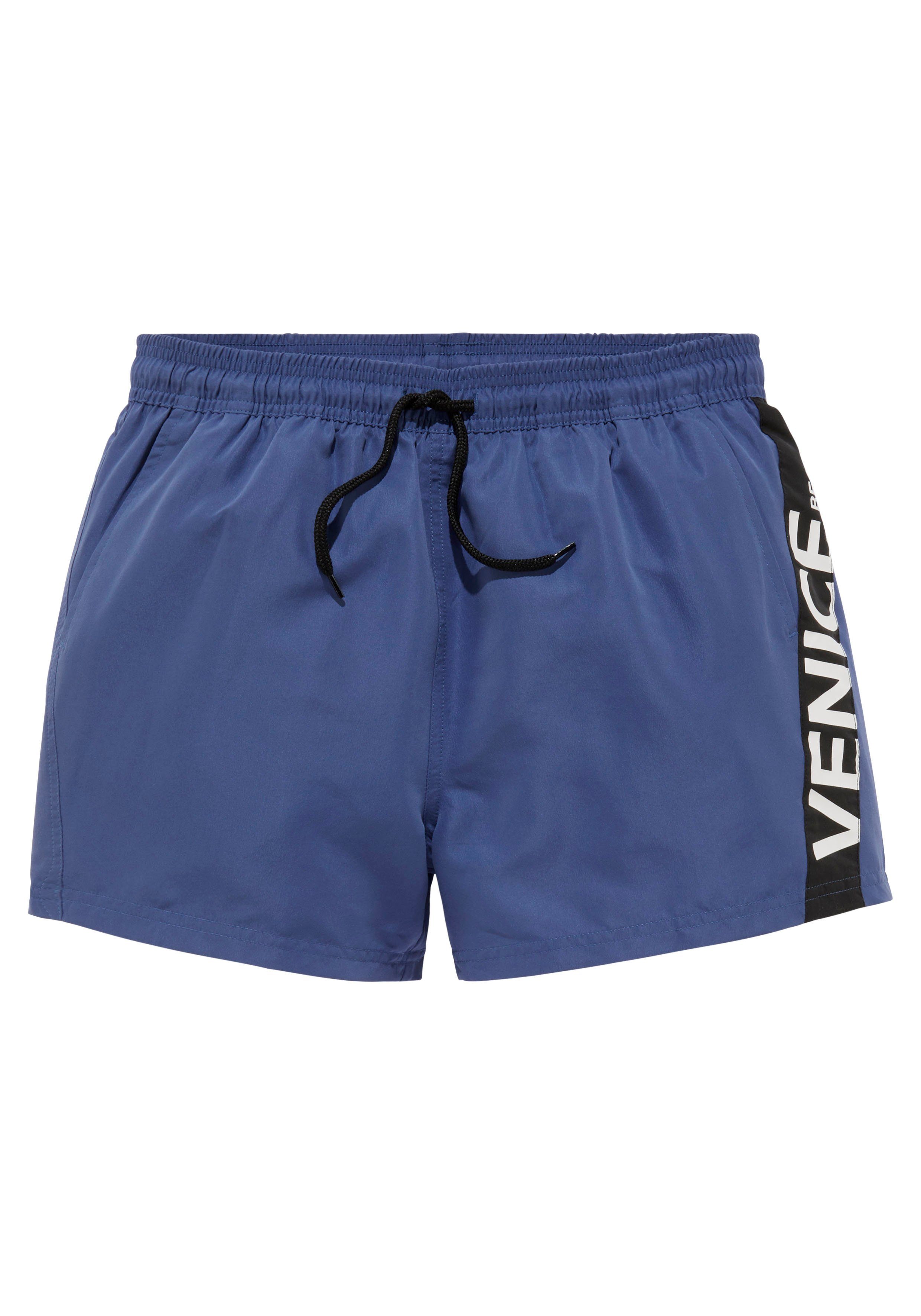 Venice Beach Zwemshort met groot merkopschrift