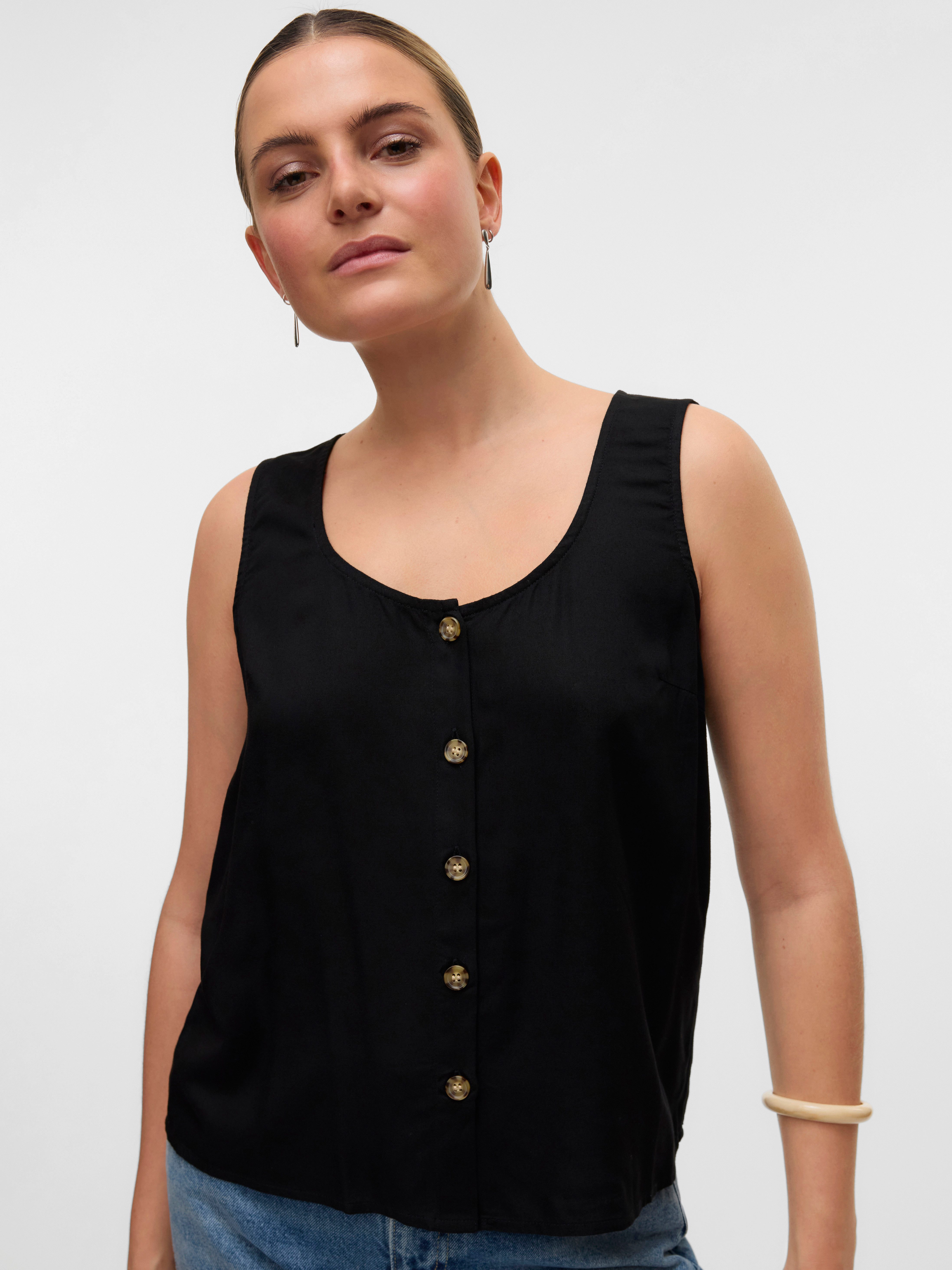 Vero Moda Top VMBUMPY SL SHIRT WVN GA NOOS