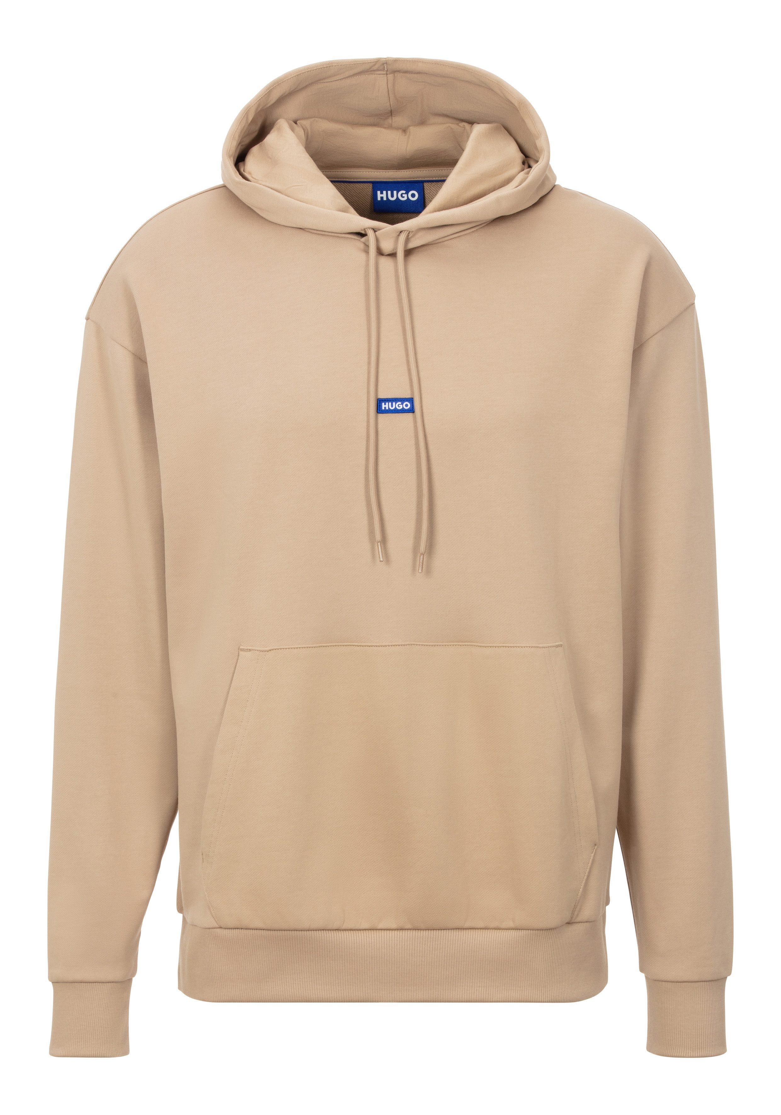 HUGO Blue Hoodie Nalonso met kangoeroezak