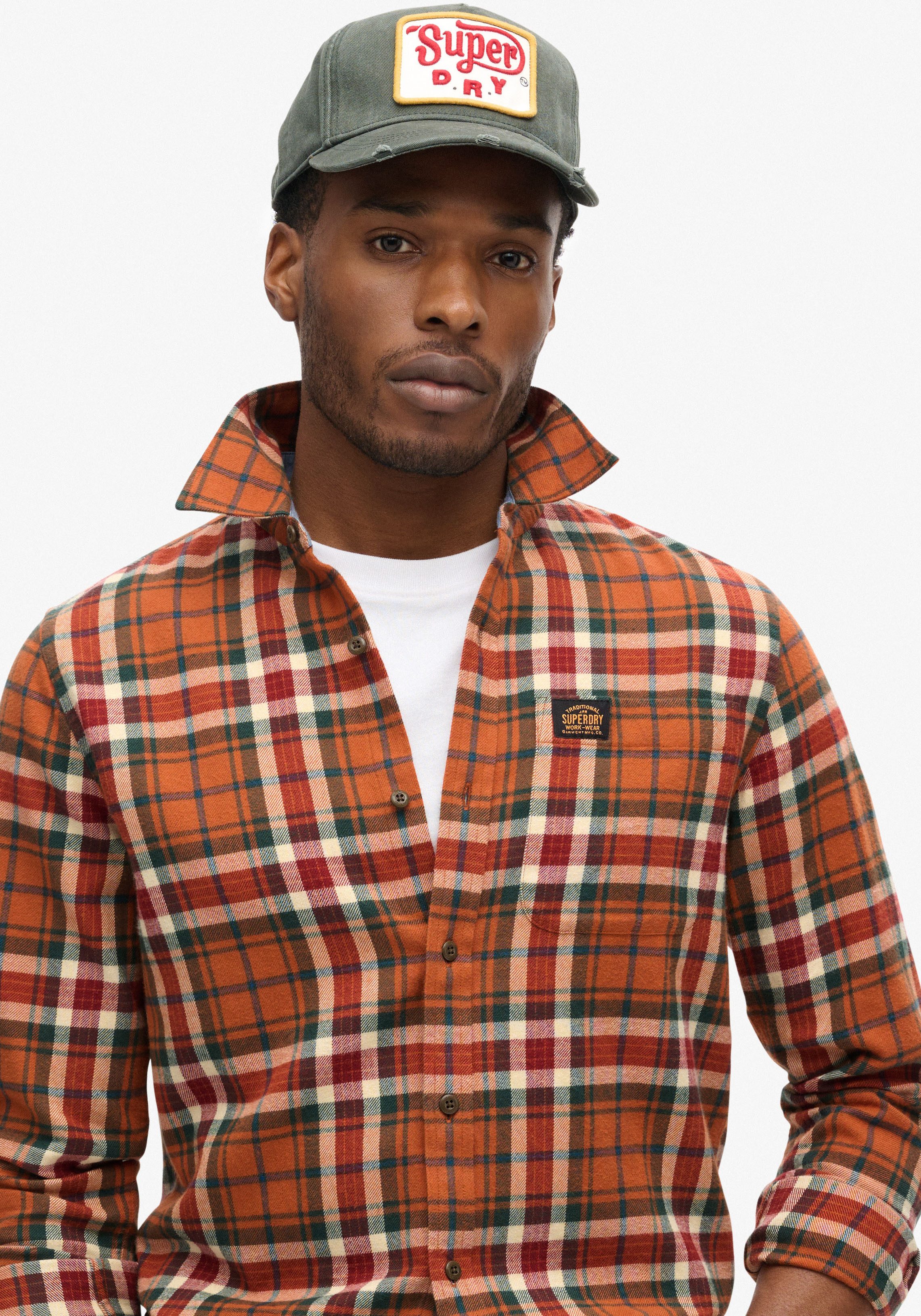 Superdry Overhemd met lange mouwen Organic Cotton Lumberjack Check Shirt