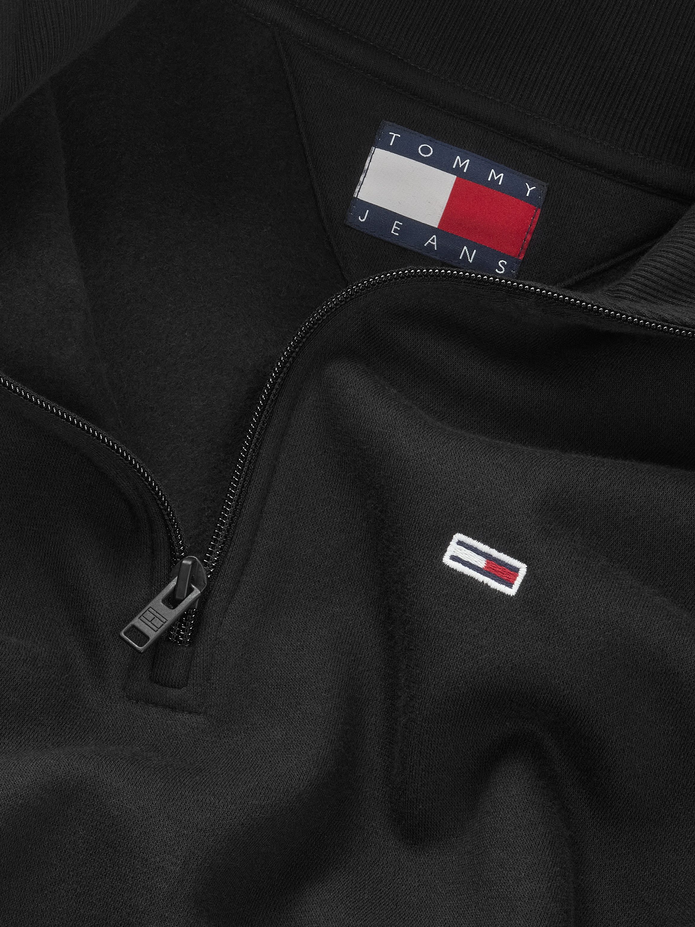 TOMMY JEANS Sweatshirt TJM REG FLEECE 1 4ZIP MOCK NECK