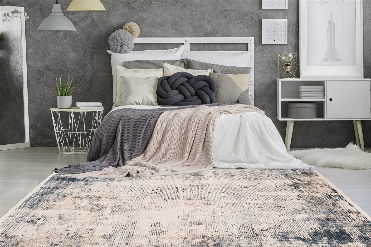 aRTE ESPINA Vloerkleed Palace 100 Soft touch, vintage-ontwerp, subtiele kleuren