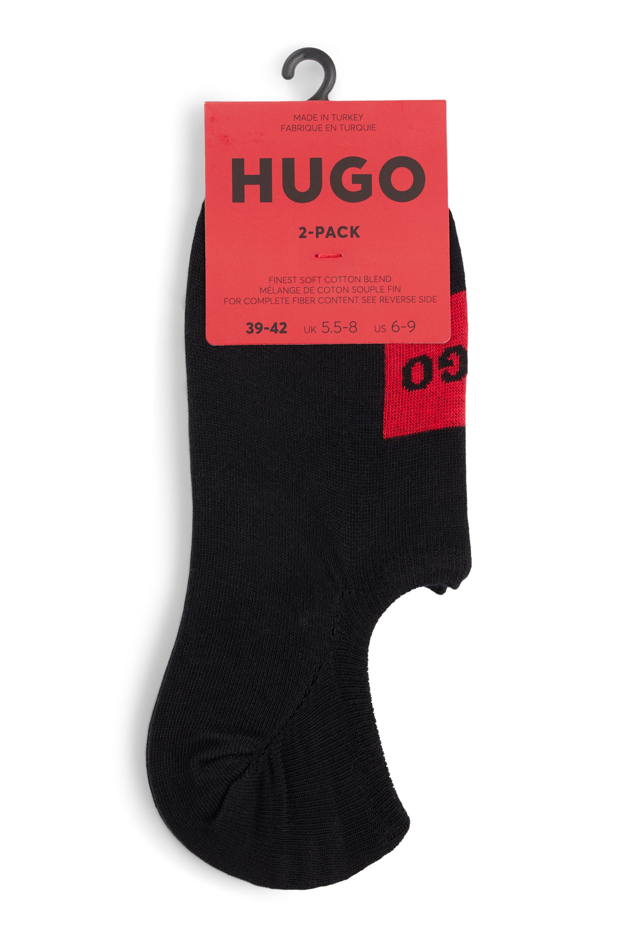HUGO underwear Vrijetijdssokken 2P LOW CUT LABEL CC W (2 paar)