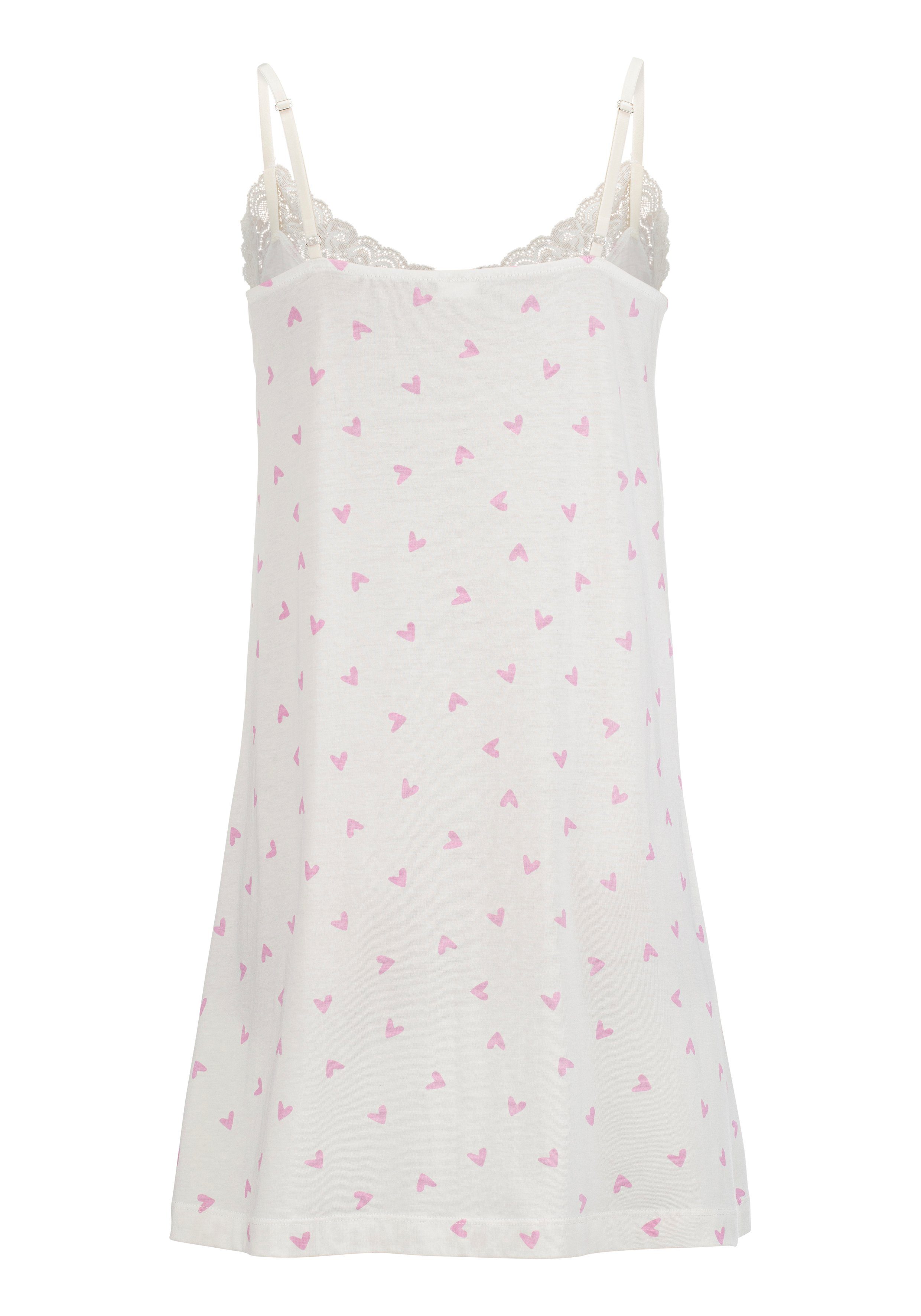 s.Oliver RED LABEL Beachwear Negligé met mooie kantdetails