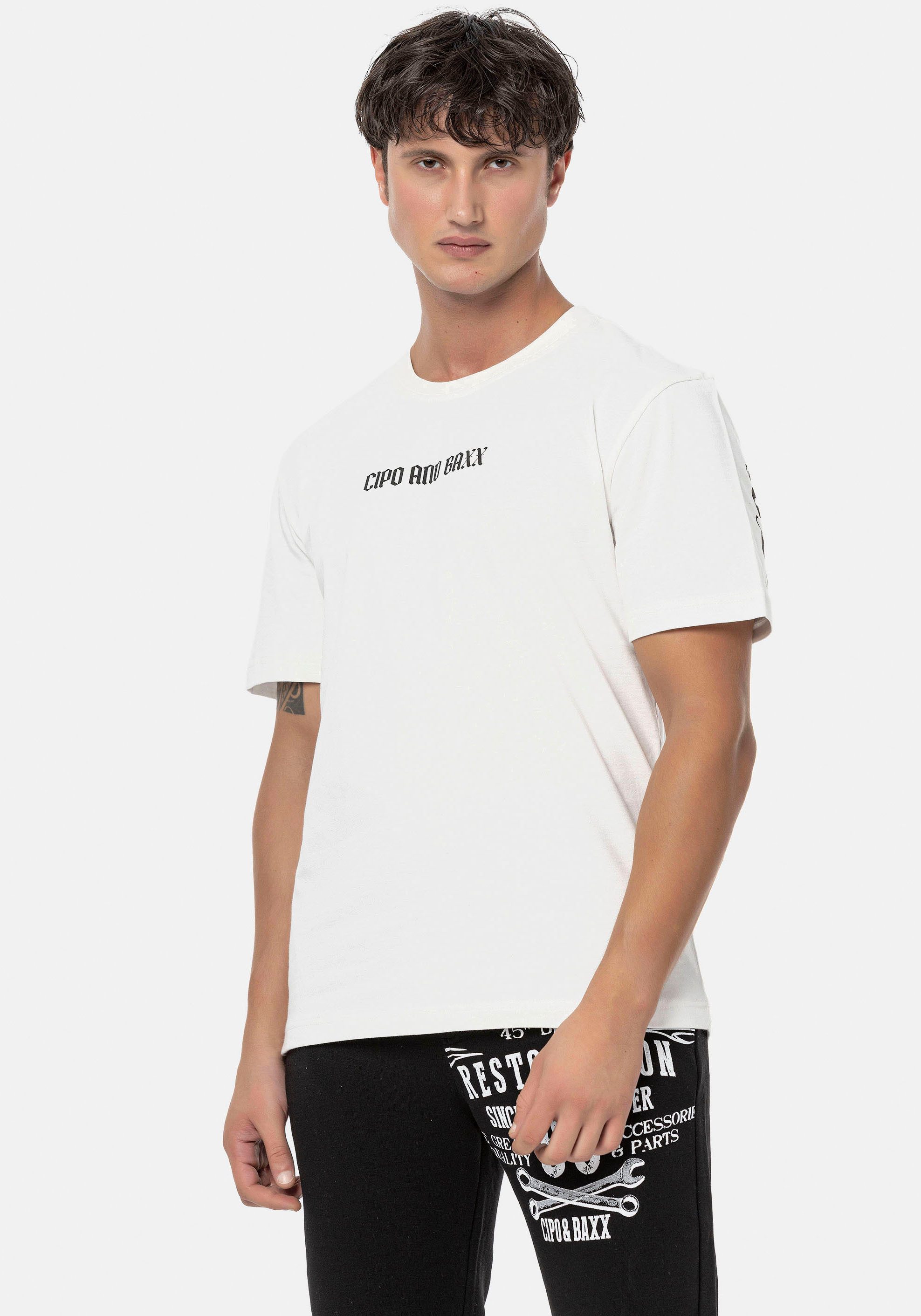 Cipo & Baxx Shirt met korte mouwen
