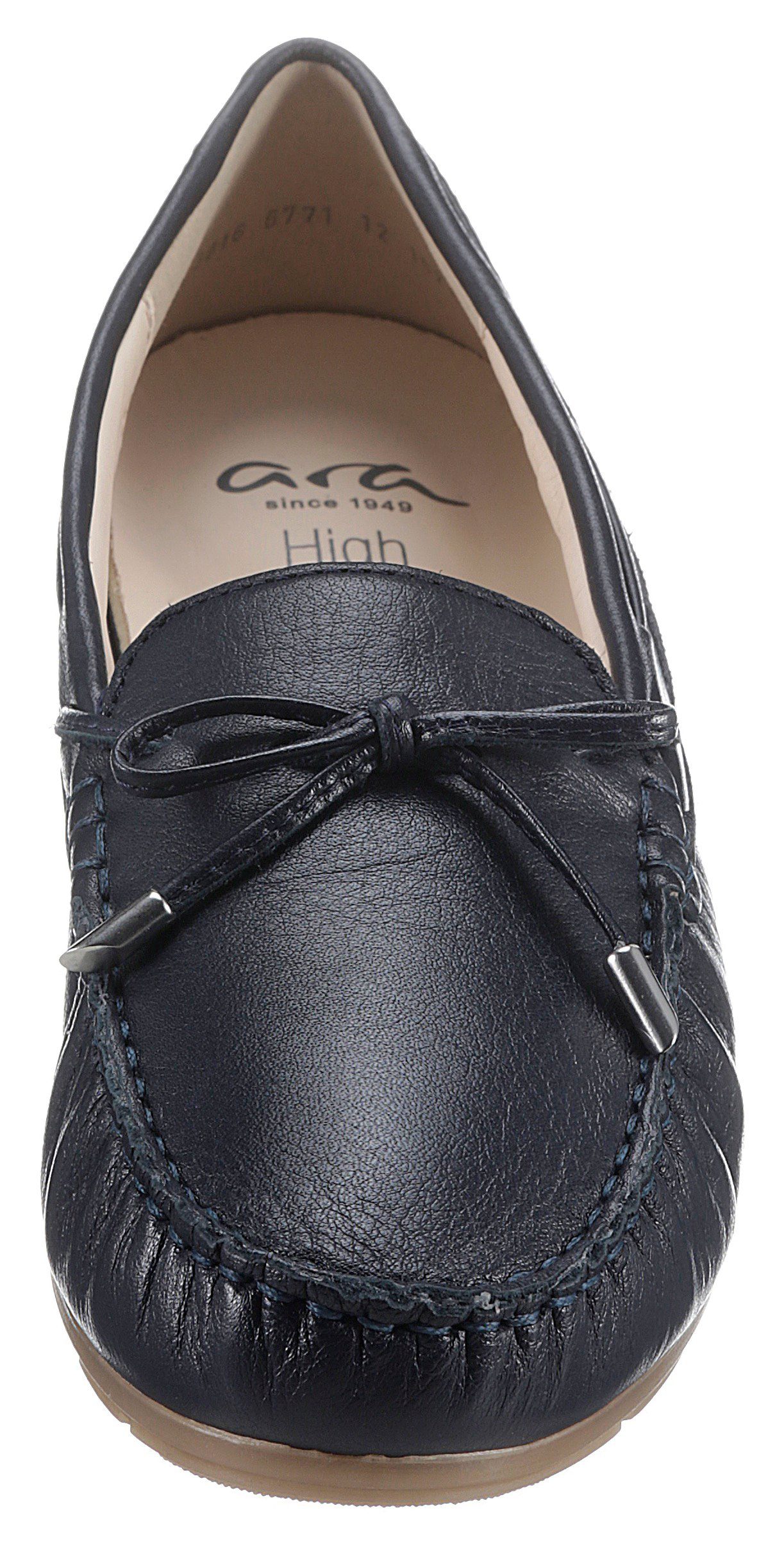 Ara Mocassins ALABAMA Slipper, vrijetijdsschoen met High Soft verwisselbare inlegzool in breedte G