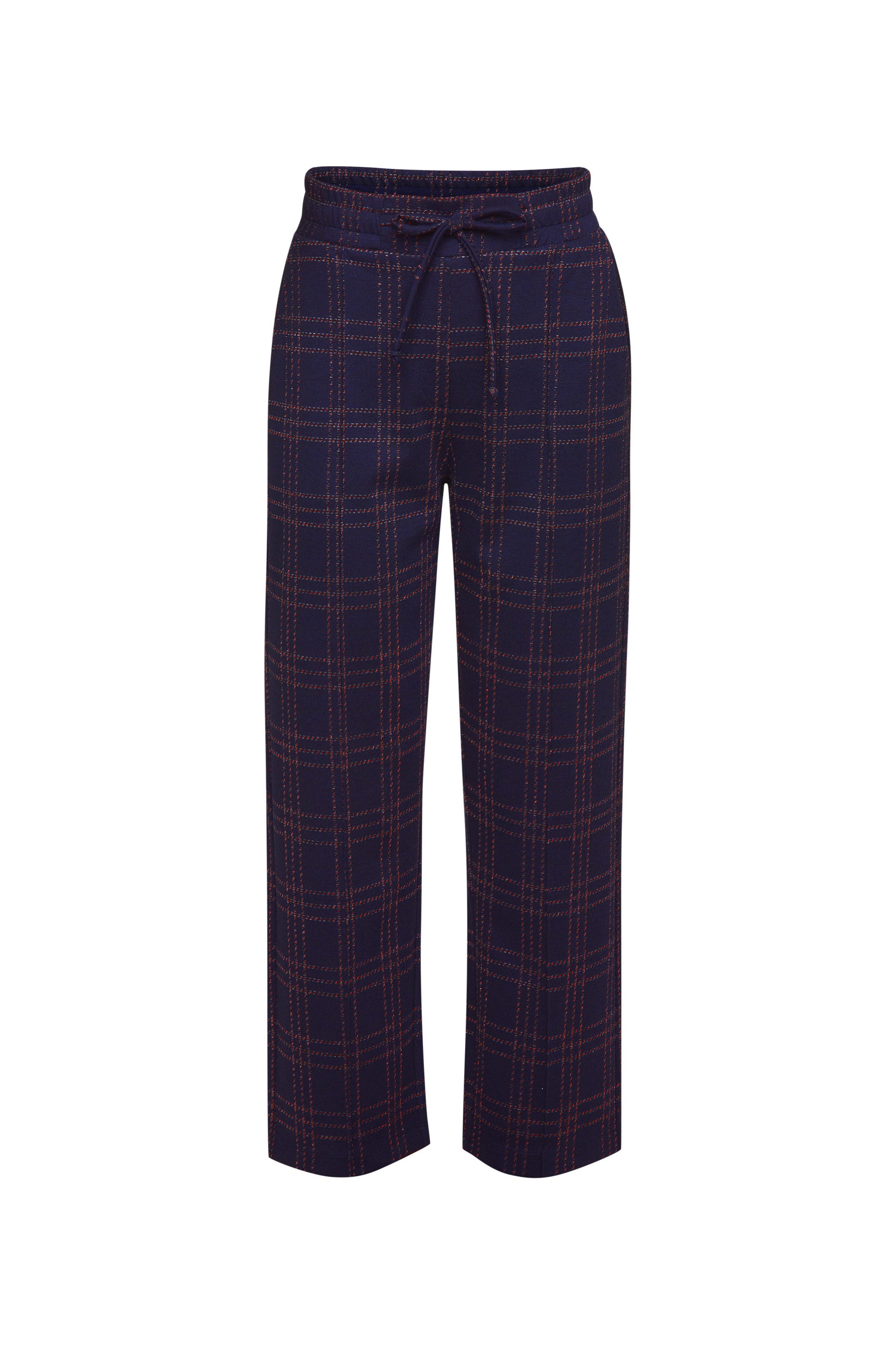 Rich & Royal Comfortbroek met een ruitdessin
