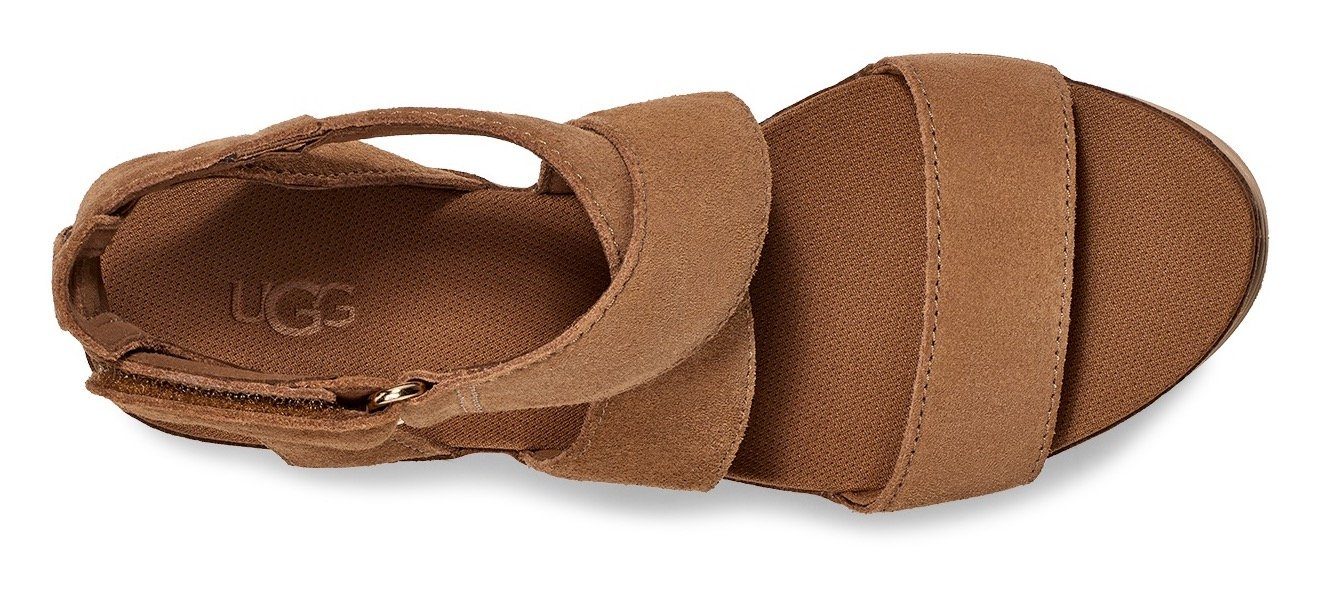 UGG Sleehaksandaaltjes ILEANA ANKLE met klittenbandsluiting