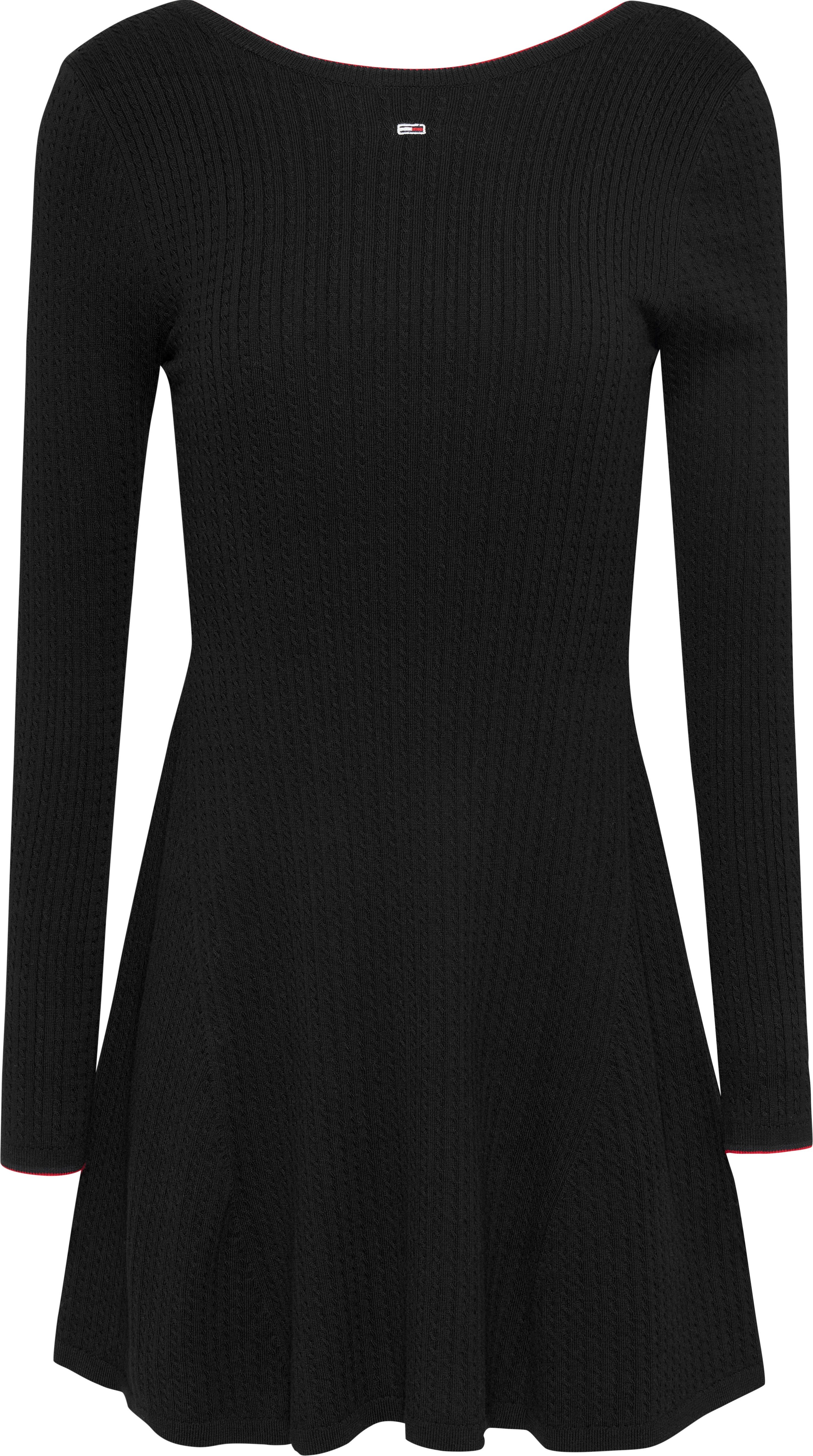 TOMMY JEANS Gebreide jurk TJW F&F CABLE SWEATER DRESS