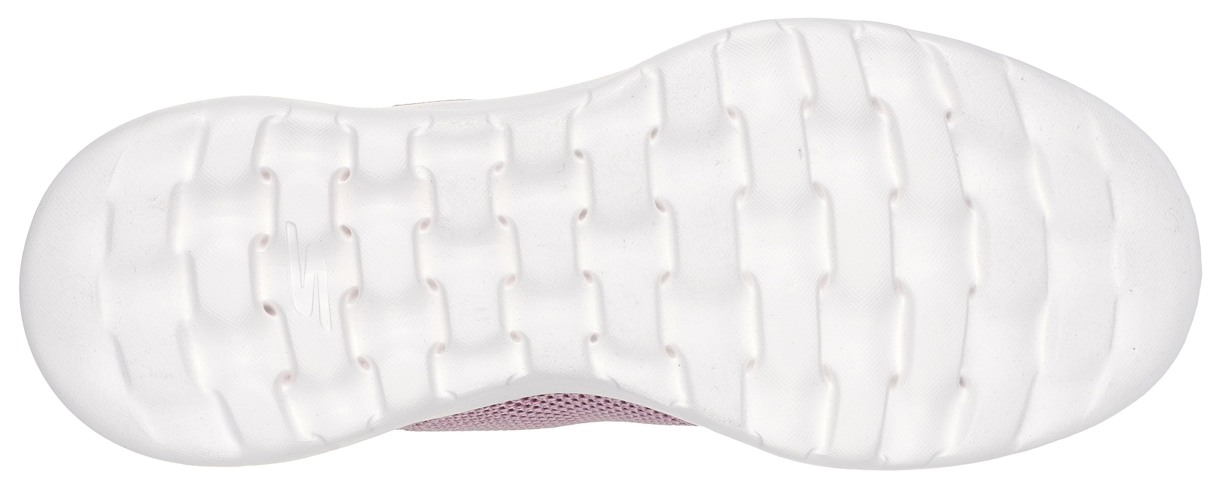 Skechers Sneakers GO WALK JOY-VIOLET , trainingsschoen, veterschoen met goga mat technologie