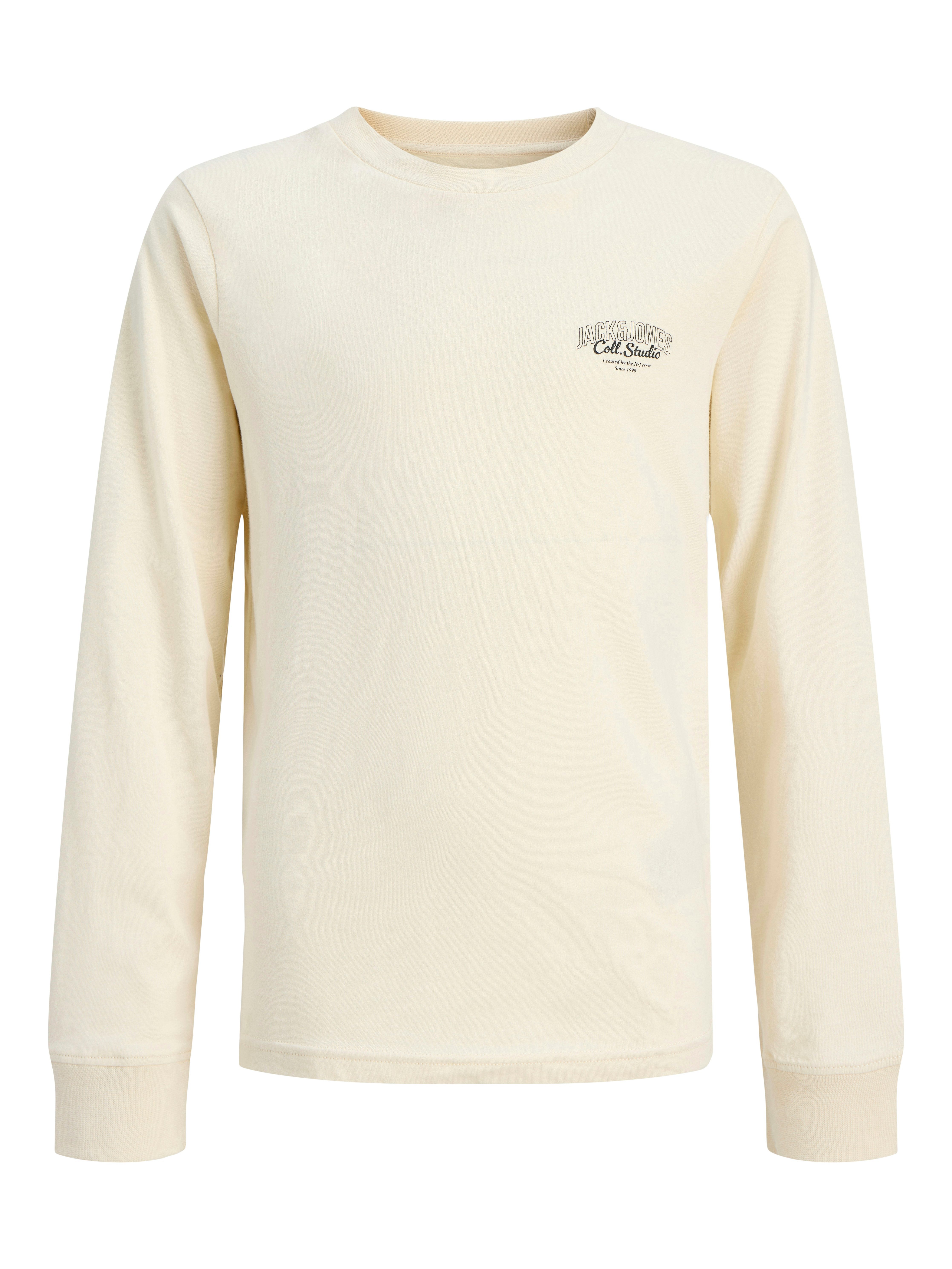 Jack & Jones Junior Shirt met lange mouwen JJMAKOTO TEE LS CREW NECK 2PK JNR (set, 2-delig)