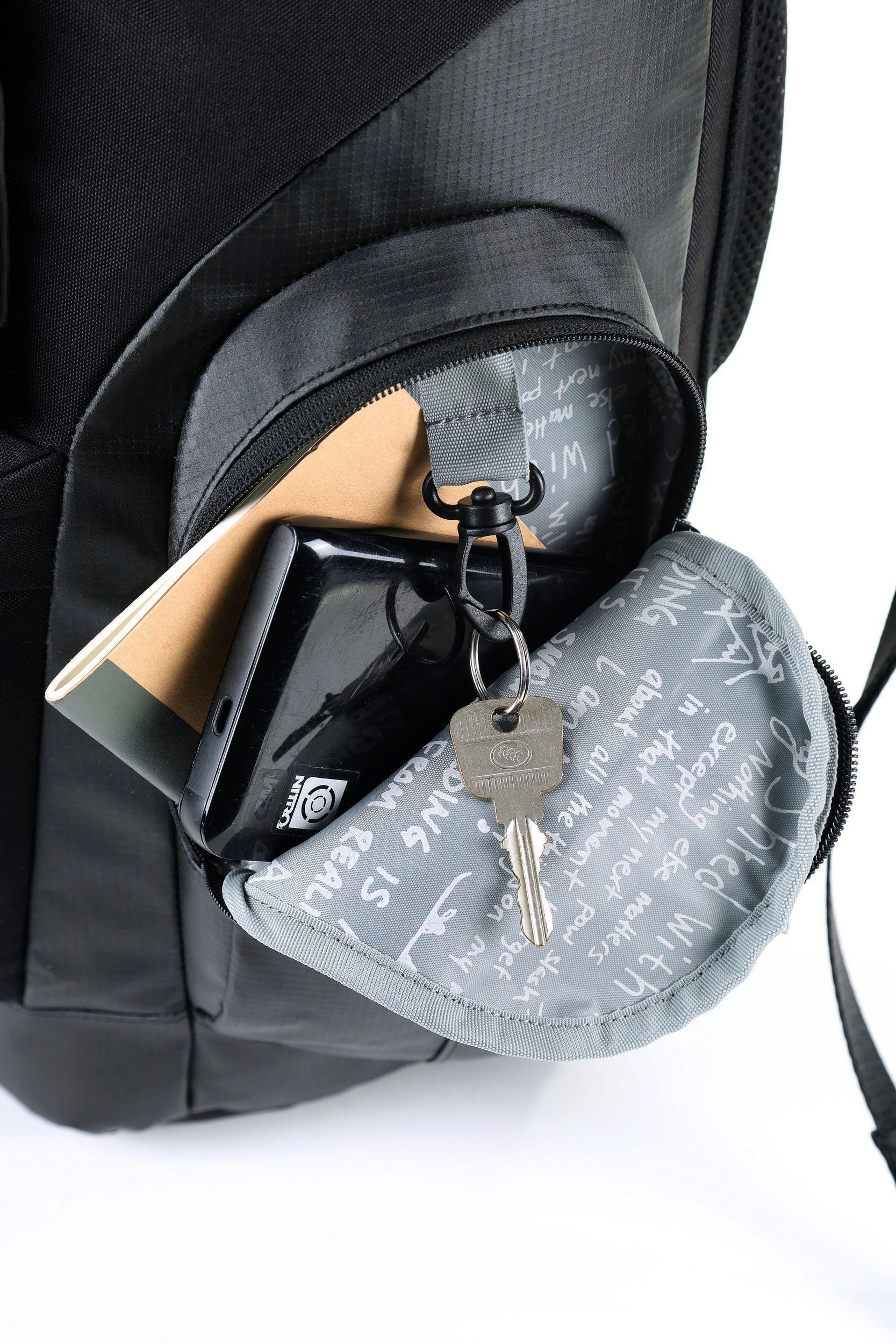 NITRO Vrijetijdsrugzak Daypacker Schoolrugzak, wandeltas of streetpack met laptopvak