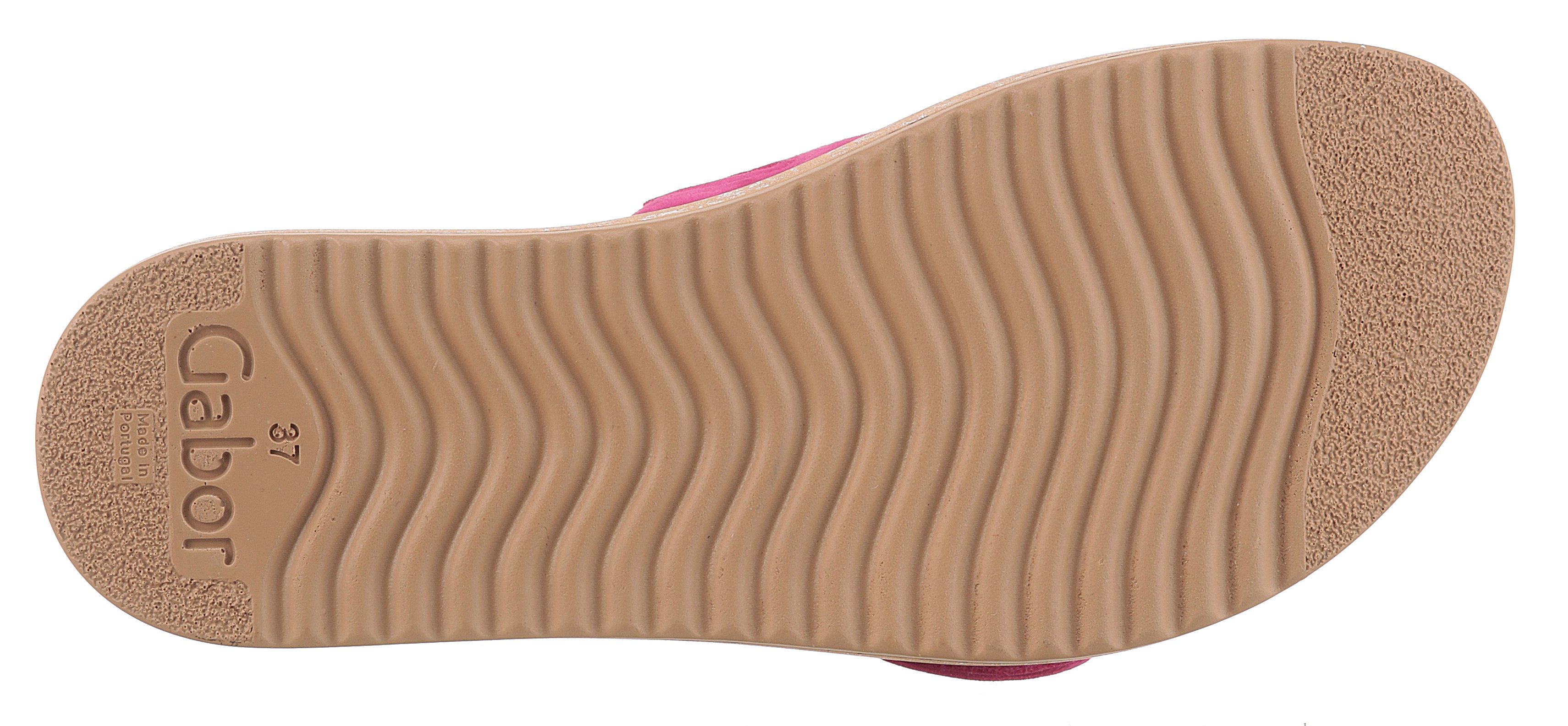 Gabor Slippers , plateau, zomerschoen, comfortabele schoen, best fitting voor goede pasvorm