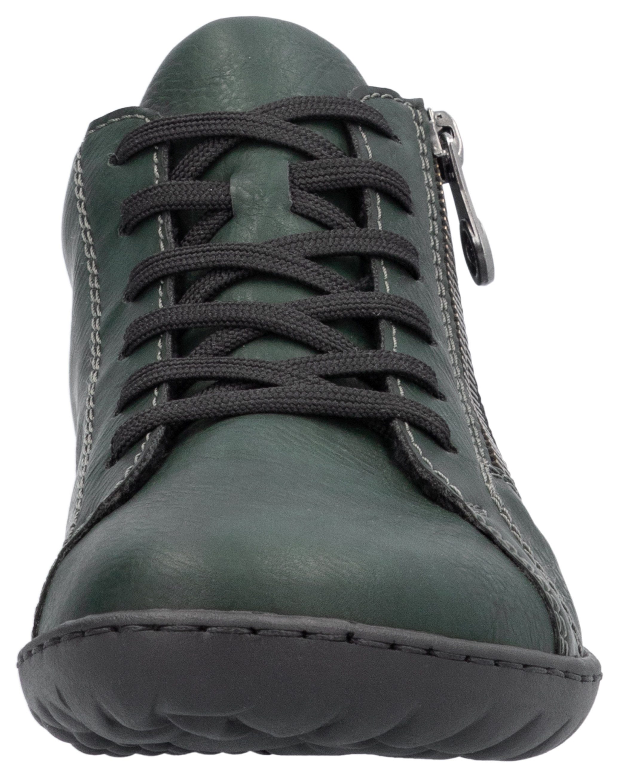 Rieker Sneakers , vrijetijdsschoen, lage schoen, veterschoen in comfortabele vorm