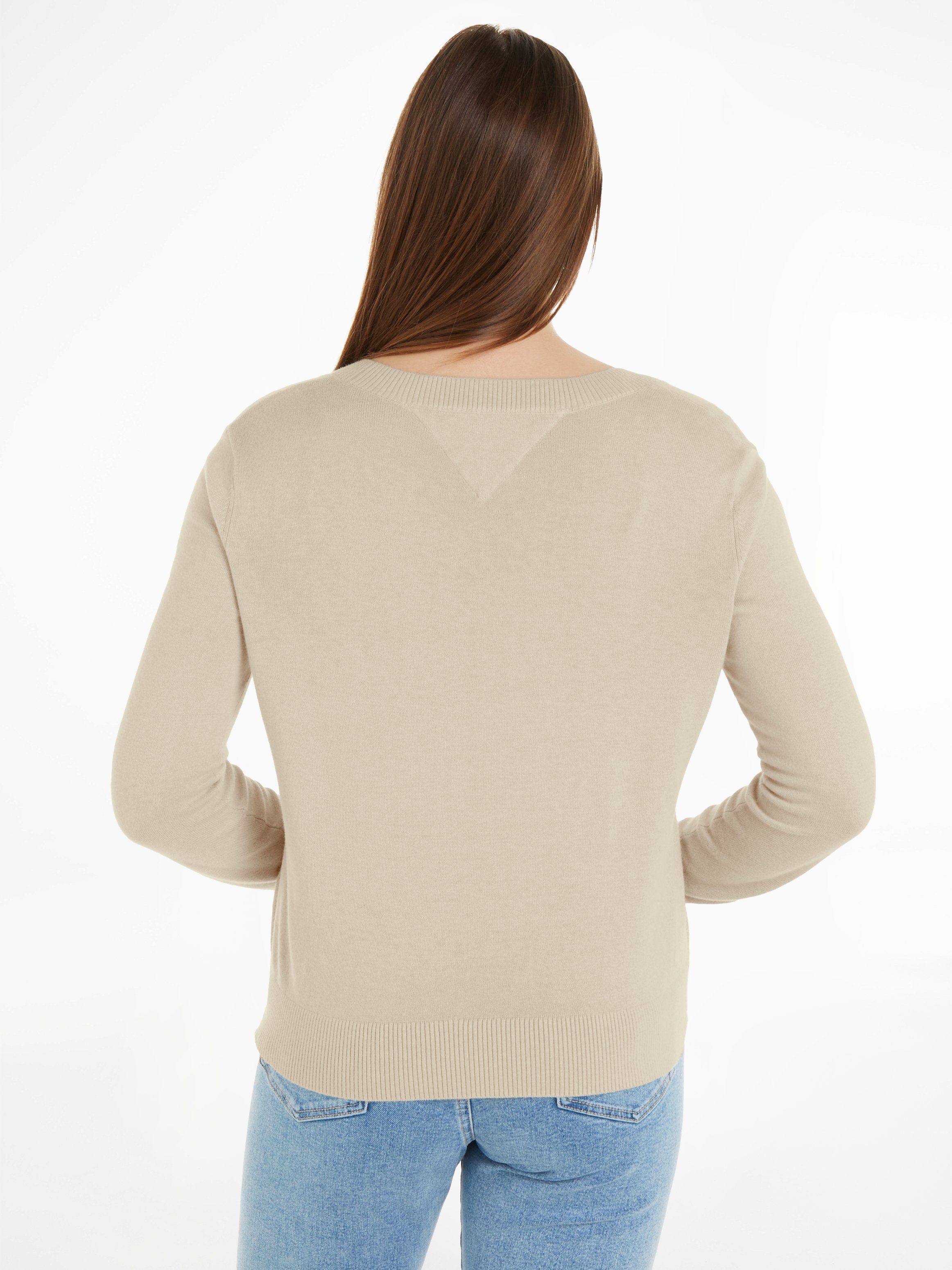 TOMMY JEANS Trui met V-hals TJW ESSENTIAL VNECK SWEATER EXT