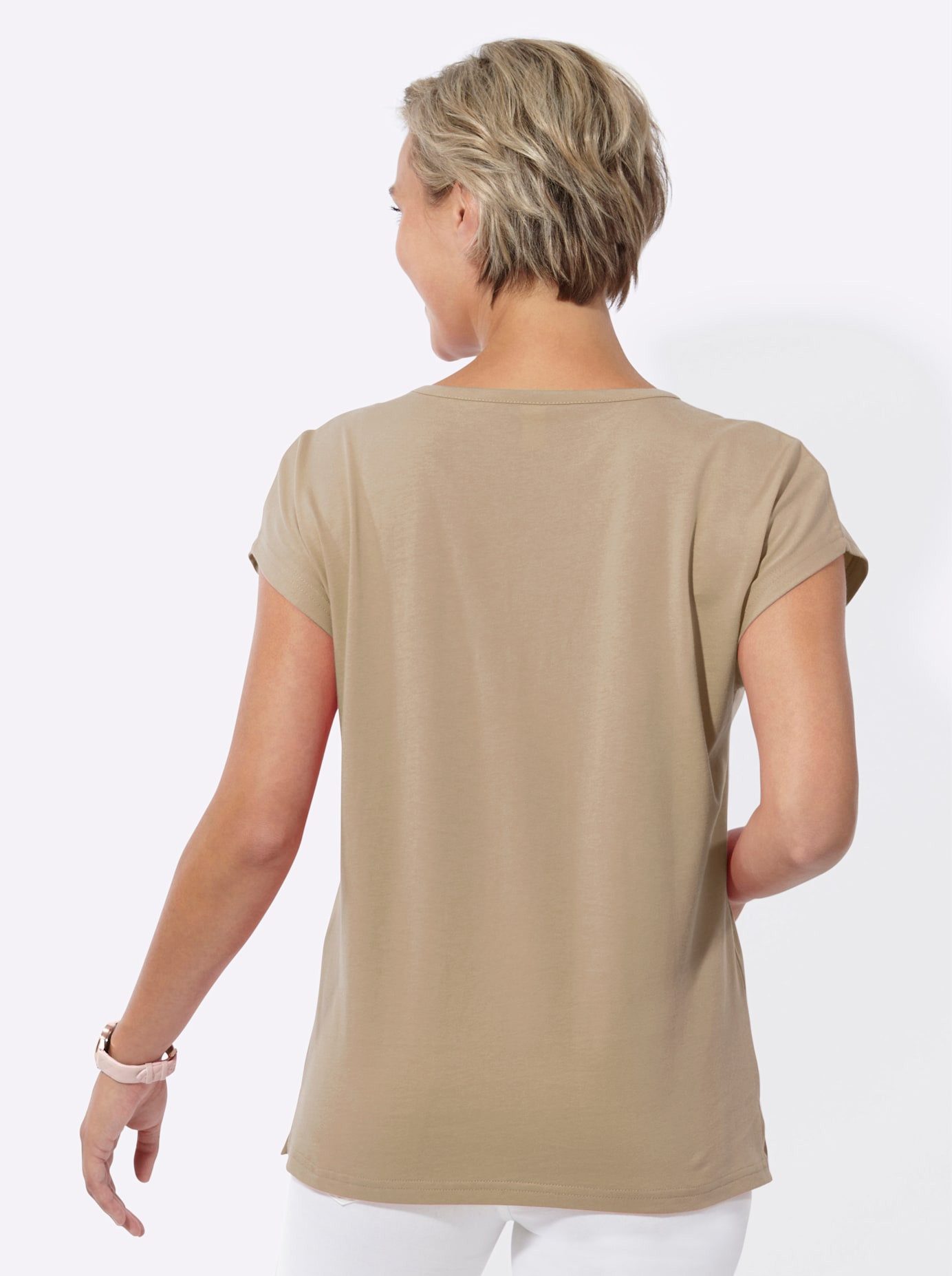 Classic Basics Shirt met ronde hals Shirt (1-delig)