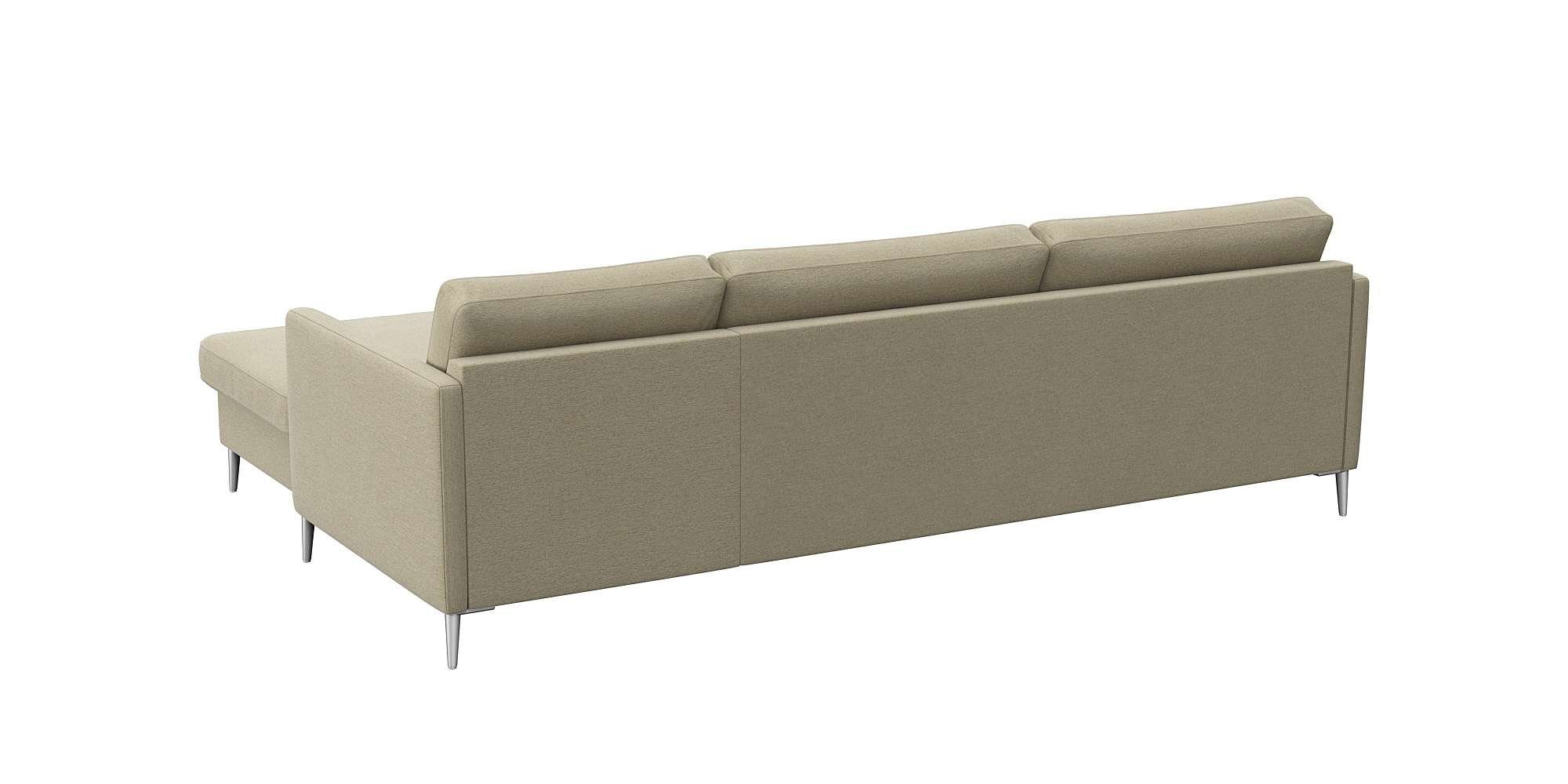 FLEXLUX Hoekbank Fiore, super zitcomfort door koudschuim in de zitting, L-vorm