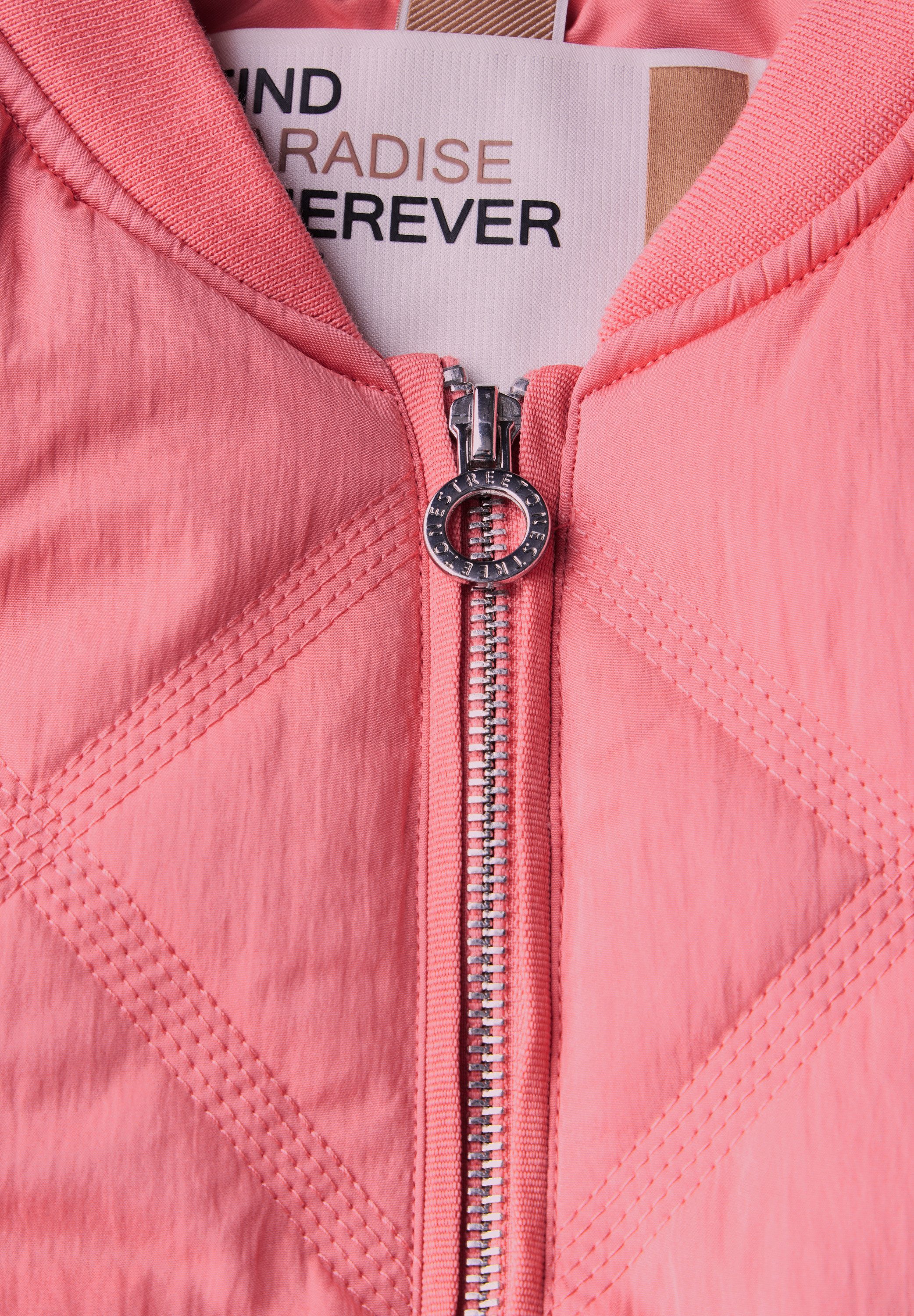 STREET ONE Blouson met diamantvormig stiksel