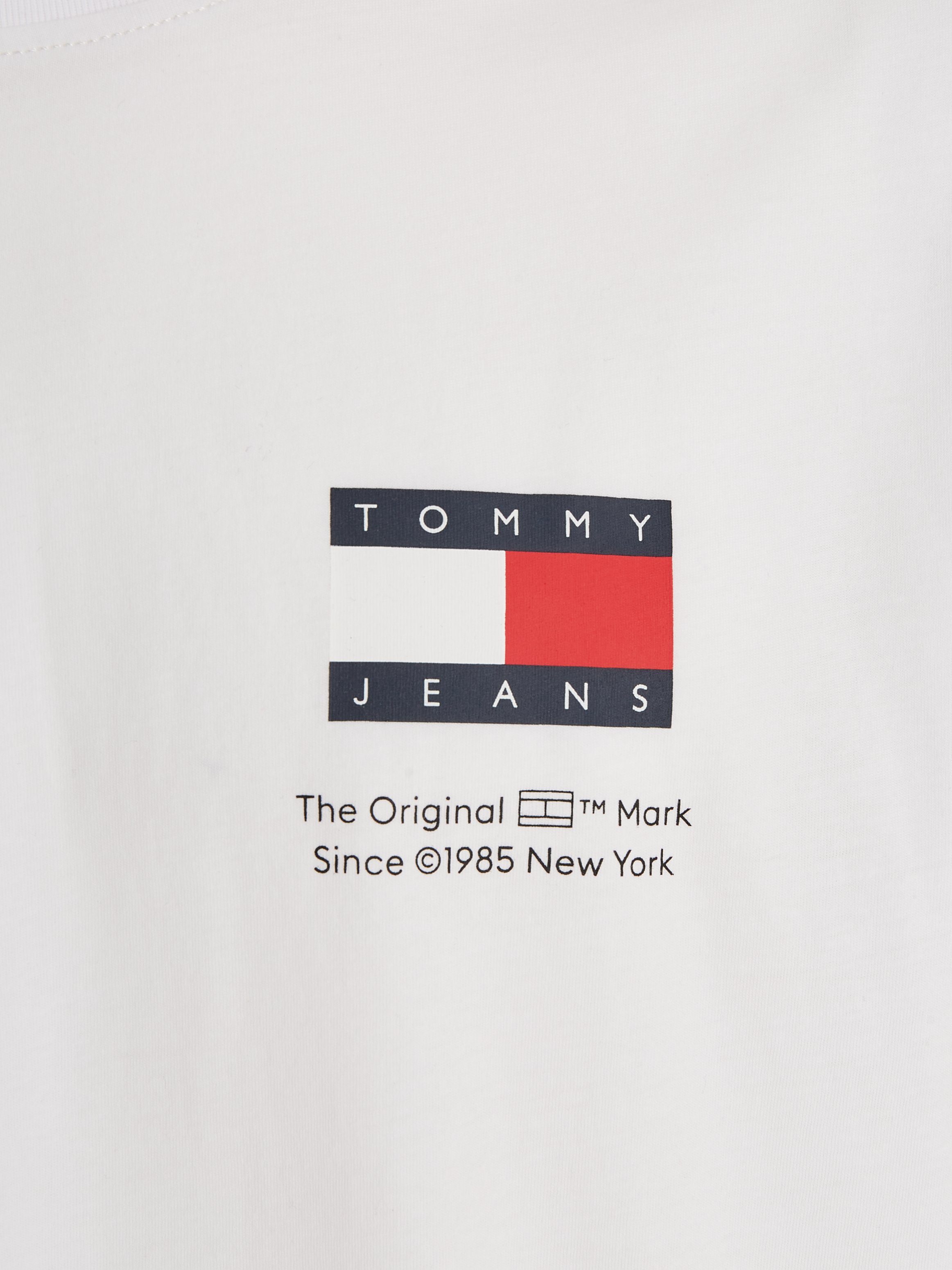 TOMMY JEANS T-shirt TJM SLIM 2PACK S S FLAG DNA TEE met grote logoprint op borsthoogte (set 2 stuks)