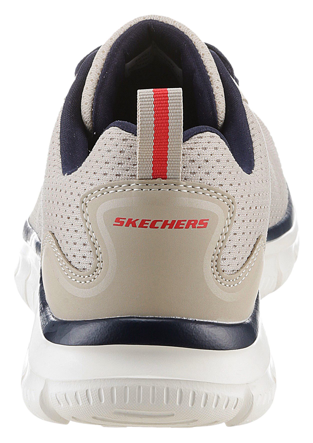 Skechers Slip-on sneakers TRACK-LESHUR Vrijetijdsschoen, trainingsschoen, instapschoen in materiaalmix