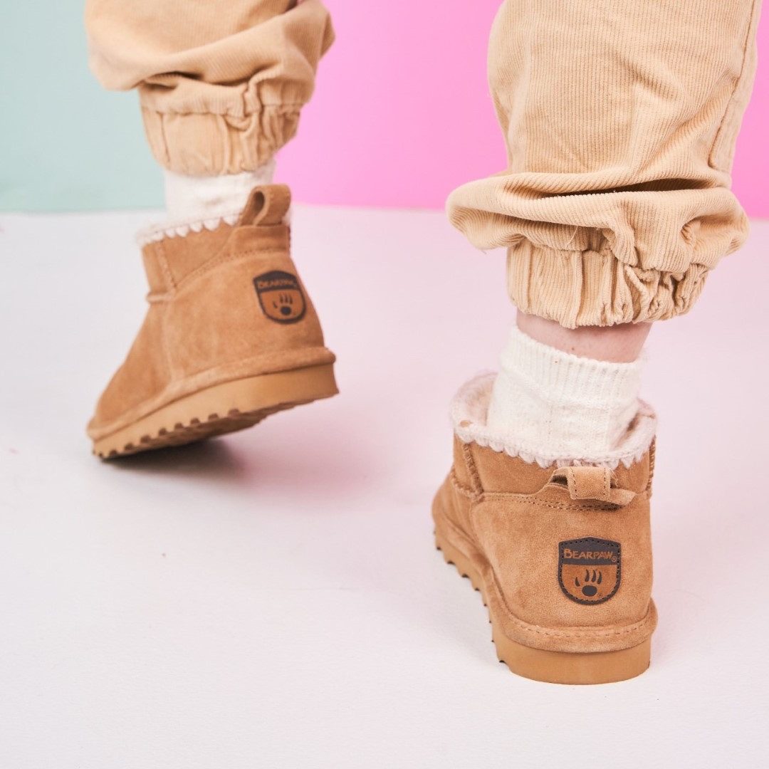 Bearpaw Winterlaarzen ALYSSA , instappers, winterlaarzen met lamswol