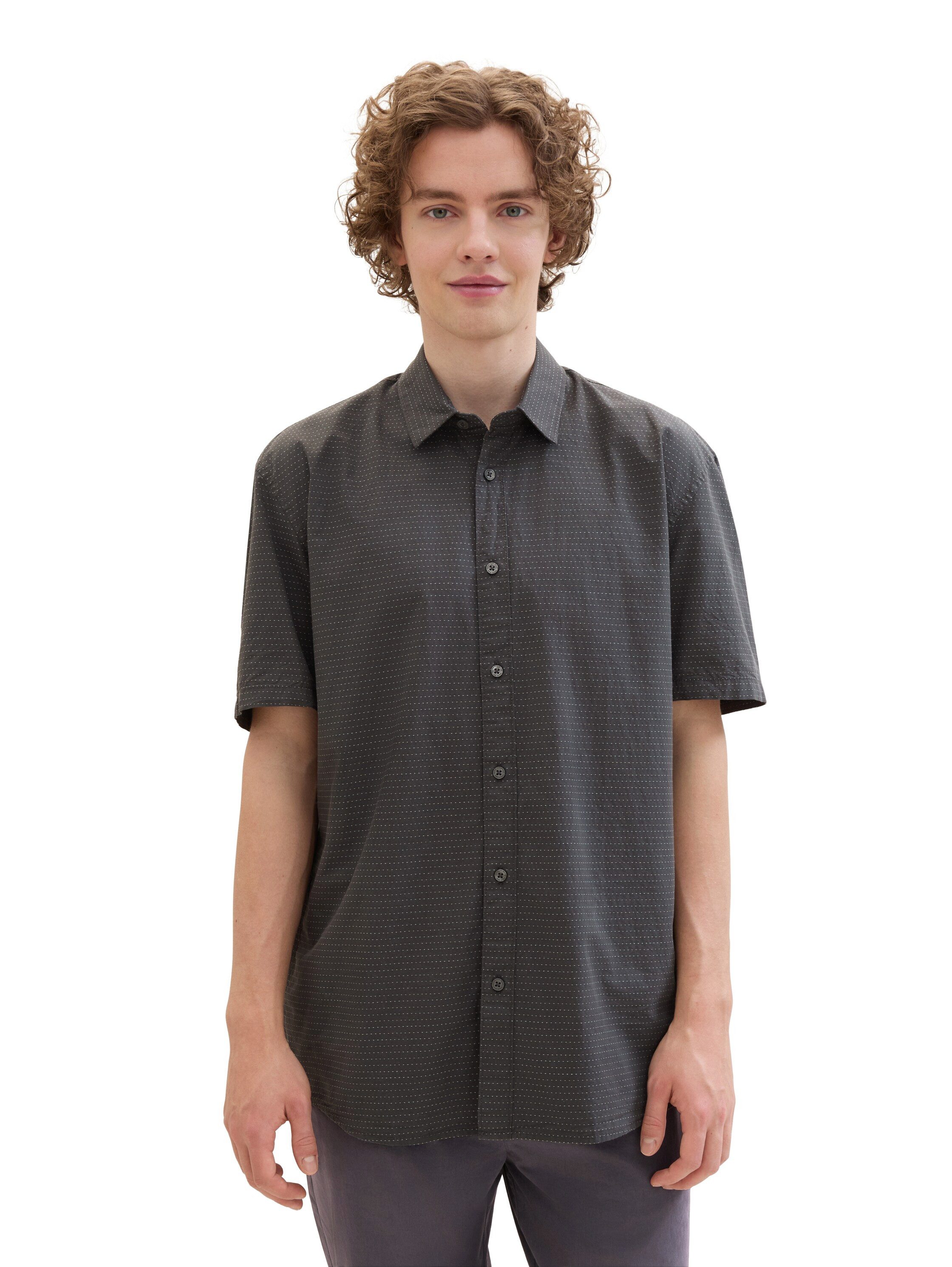 Tom Tailor Denim Overhemd met korte mouwen met patroon