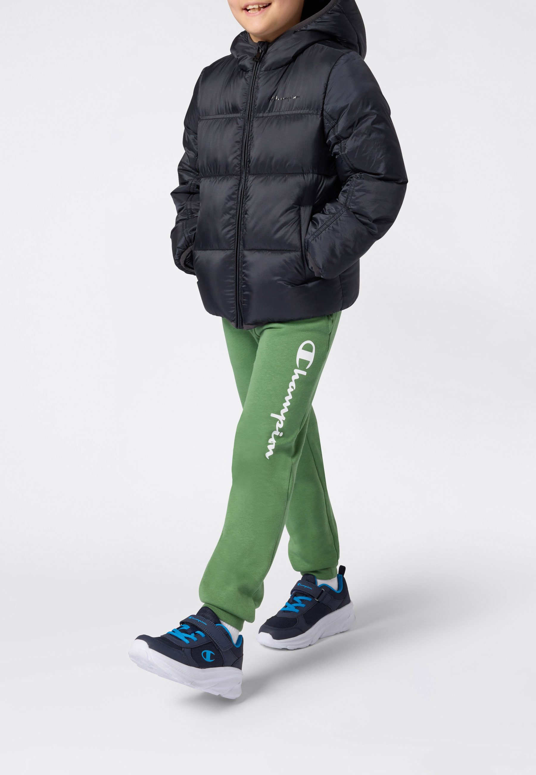 Champion Gewatteerde jas Colorblock Outdoor Hooded Jacket (1 stuk)