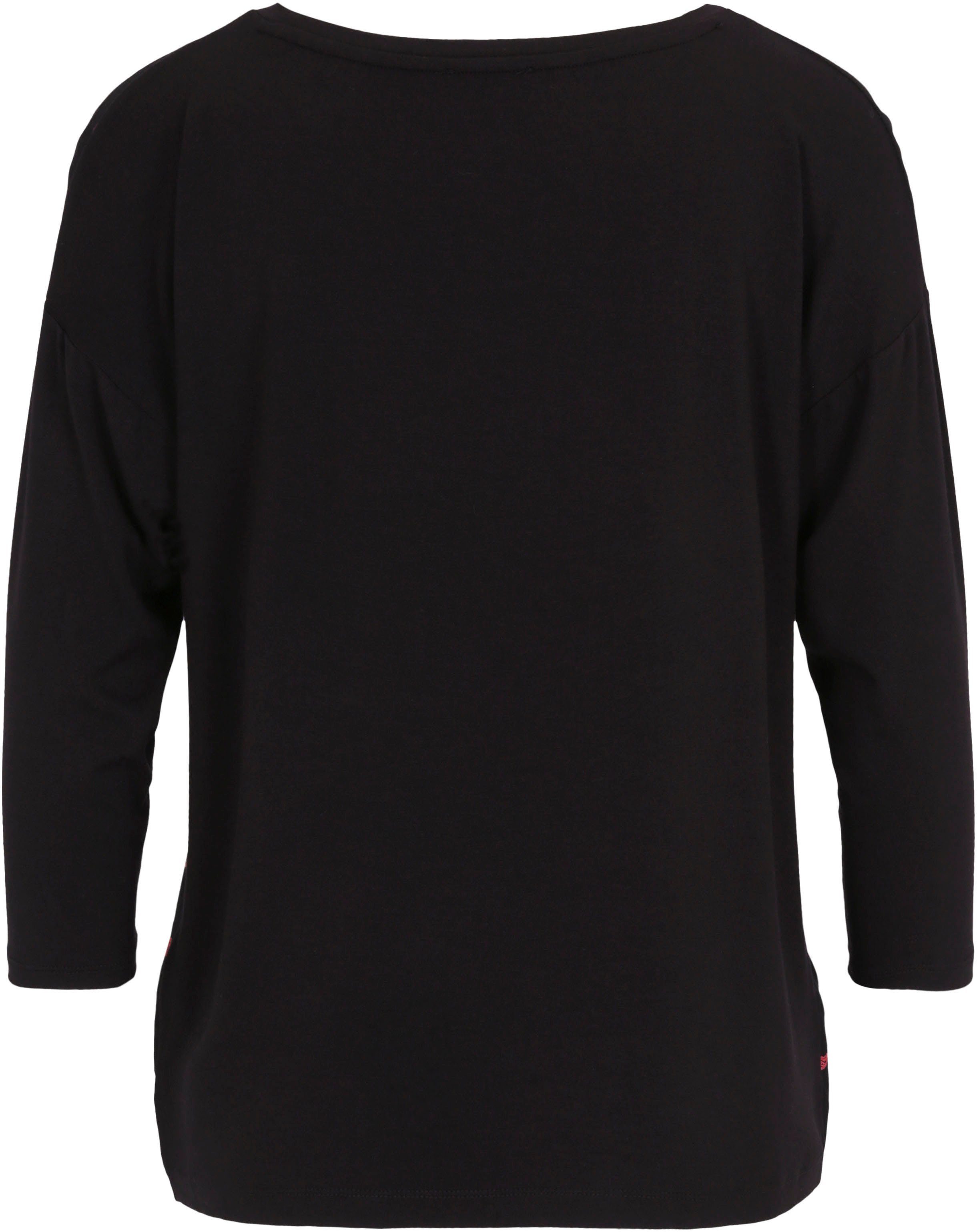 Tamaris Shirt met 3/4 mouwen met merklabel van tamaris - nieuwe collectie