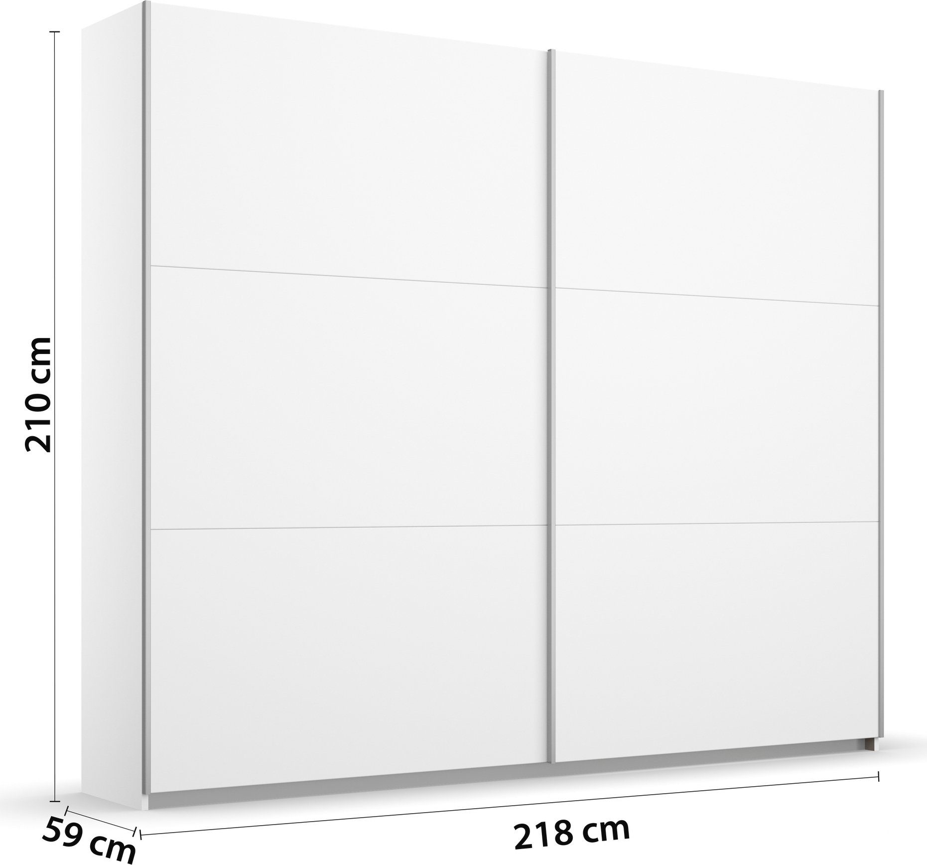 rauch Zweefdeurkast AURELIO kledingkast garderobe TOPSELLER OTTO´s CHOICE 3 verschillende uitrustingsvarianten handgrepen van metaal made in germany
