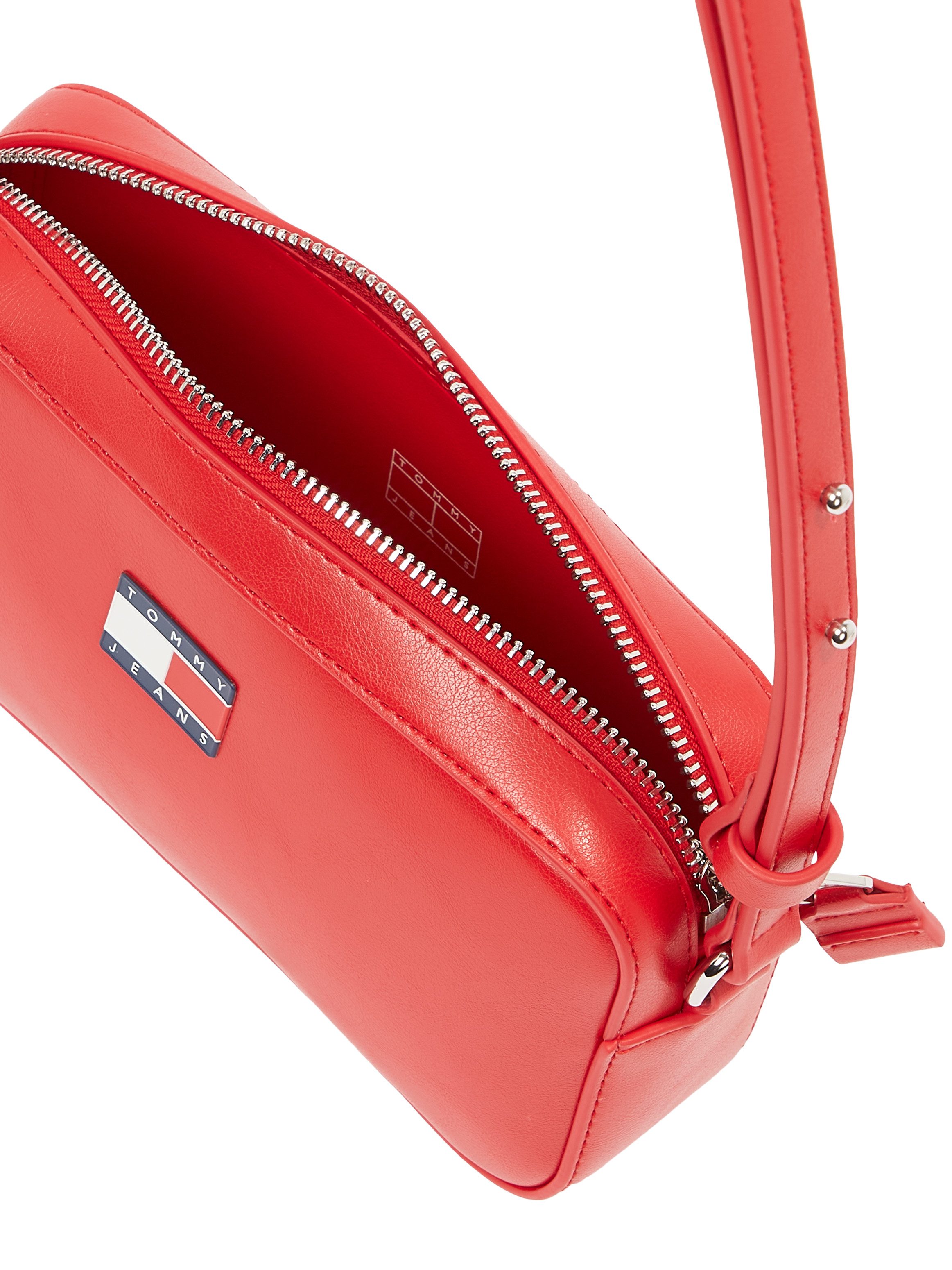 TOMMY JEANS Schoudertas TJW ESS MUST CONVERTIBLE CAMERA , dames avondtas, schoudertas, mini tas met logovlag