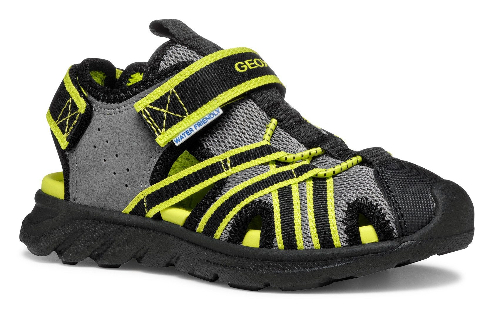 Geox Sandalen J SANDAL AIRADYUM BO , waterschoen, badschoen, trekkingsandaal met beschermde teen jongens sandalen maat 25 grijs