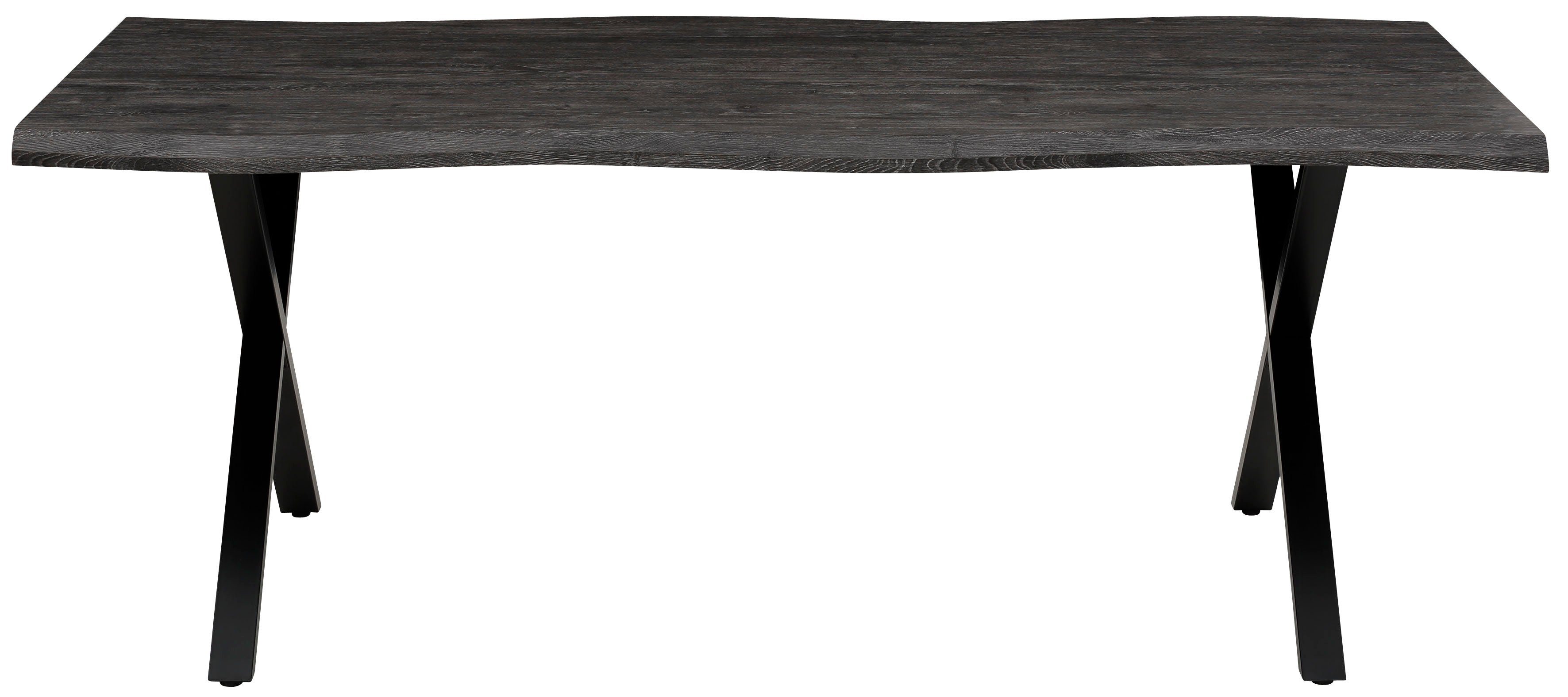 HELA Eettafel GRETA BESTSELLER Boomrandtafel (nabootsing), verschillende maten, 46mm dikte, keukentafel