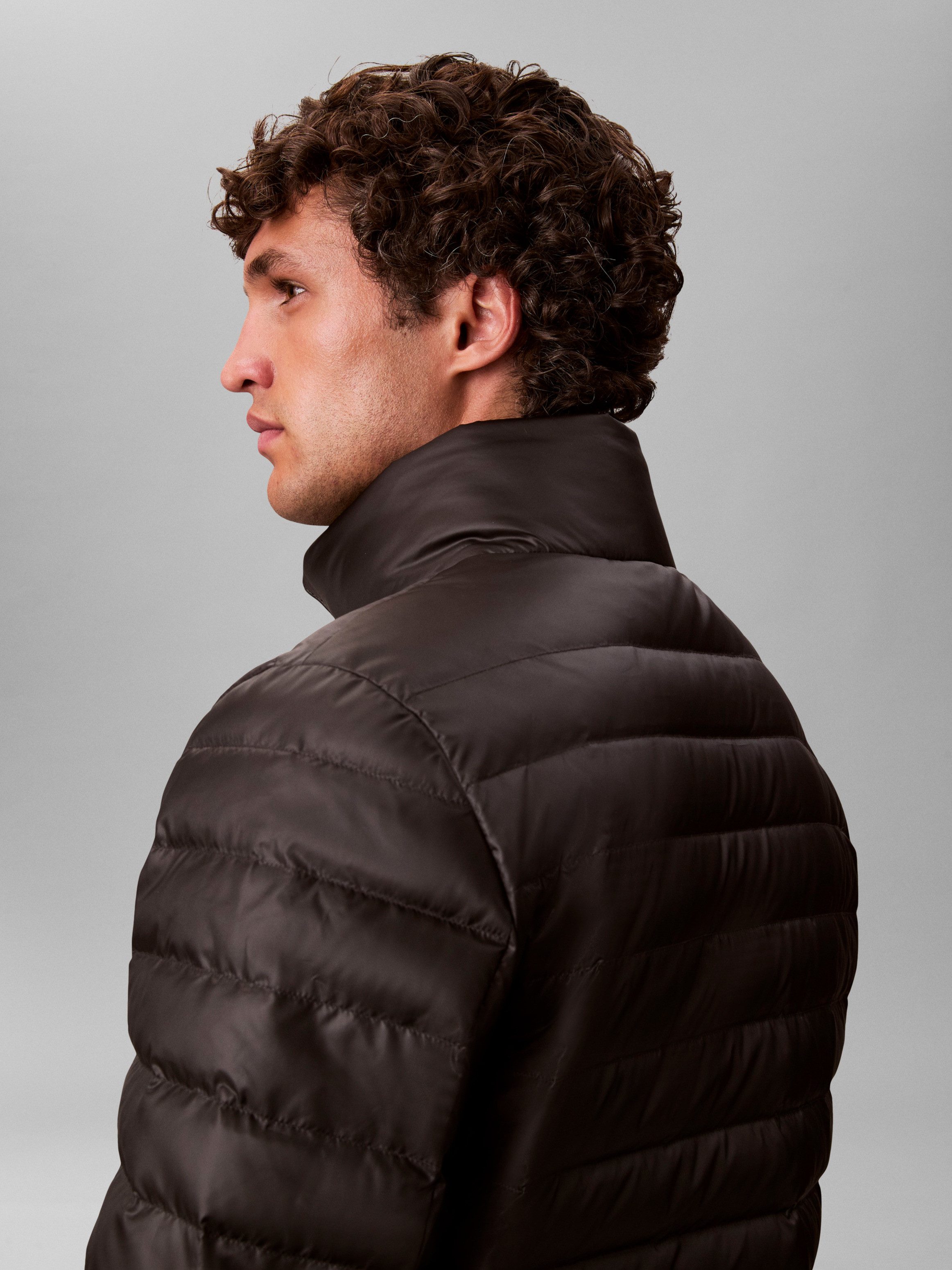 Calvin Klein Gewatteerde jas Met een ronde hals