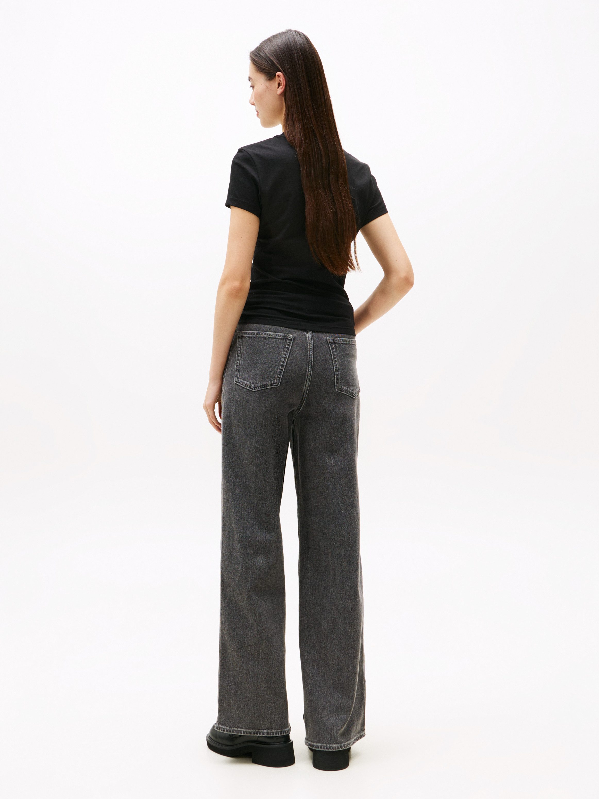 TOMMY JEANS Shirt met korte mouwen TJW SLIM ESS LOGO 1 TEE EXT