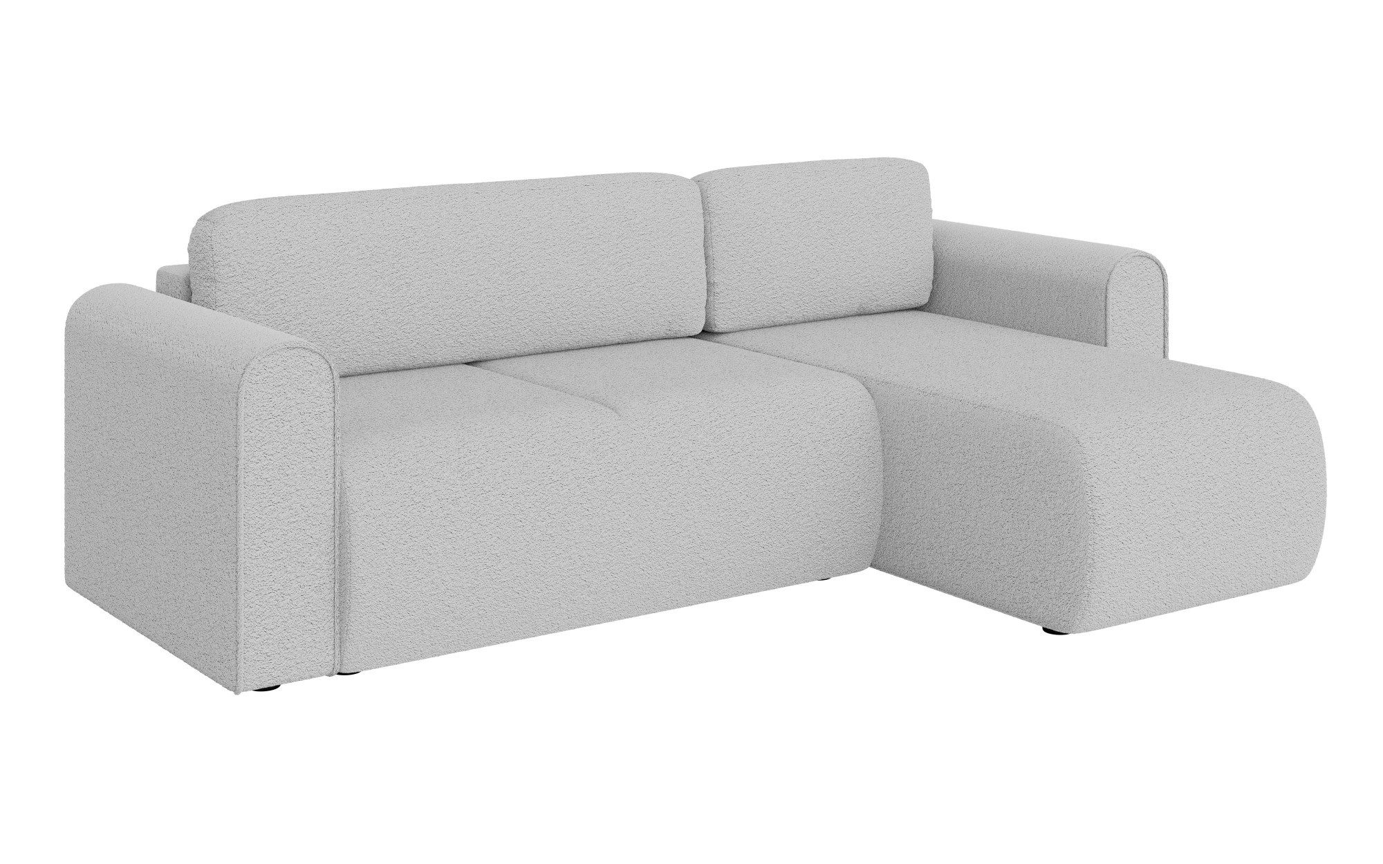 INOSIGN Hoekbank Zacharia optioneel slaapbank met opbergruimte, B/D/H 250/166/86 cm L-vorm met golfondersteuning, recamière aan beide zijden te monteren